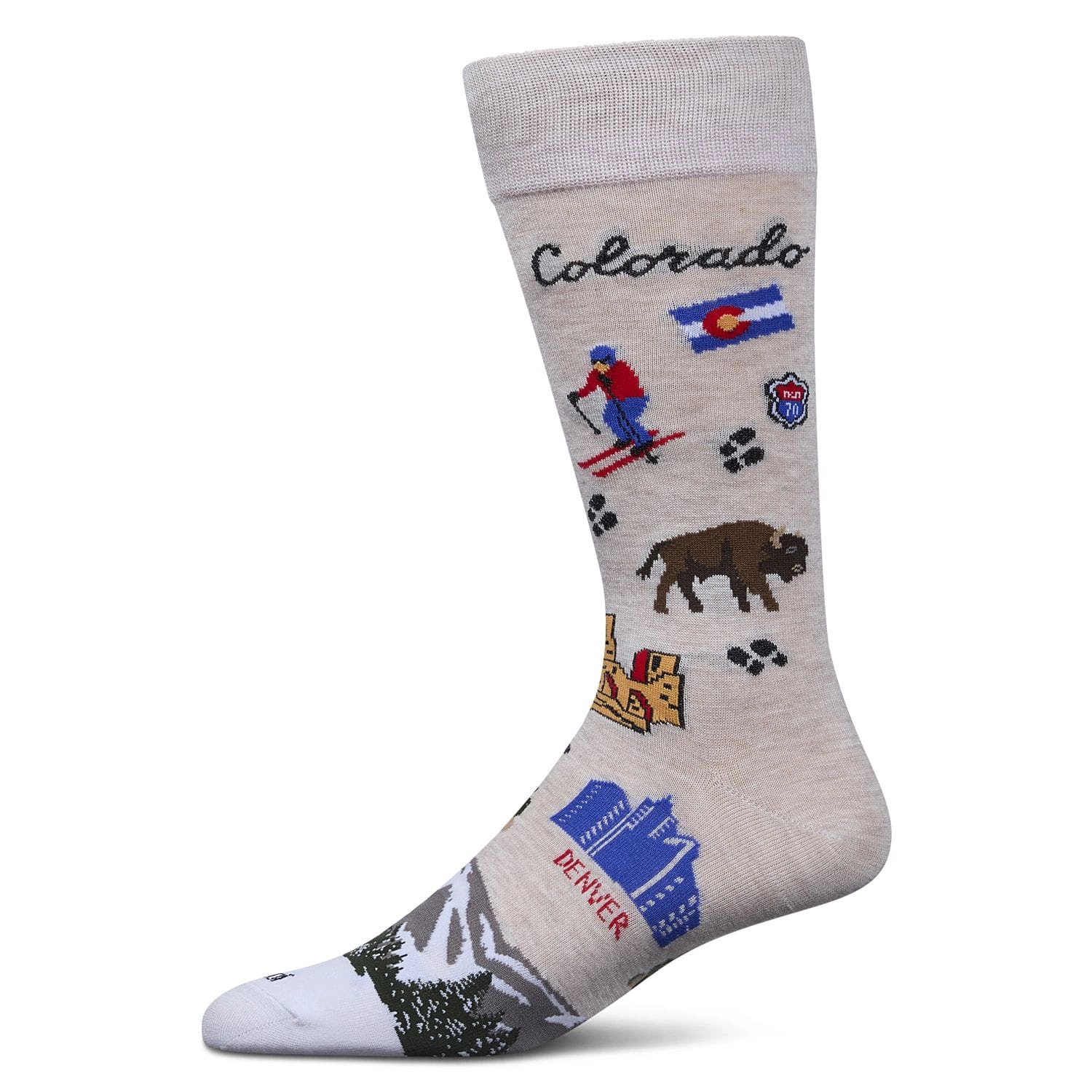 MeMoi Men's Colorado Rayon From Bamboo Crew Socks