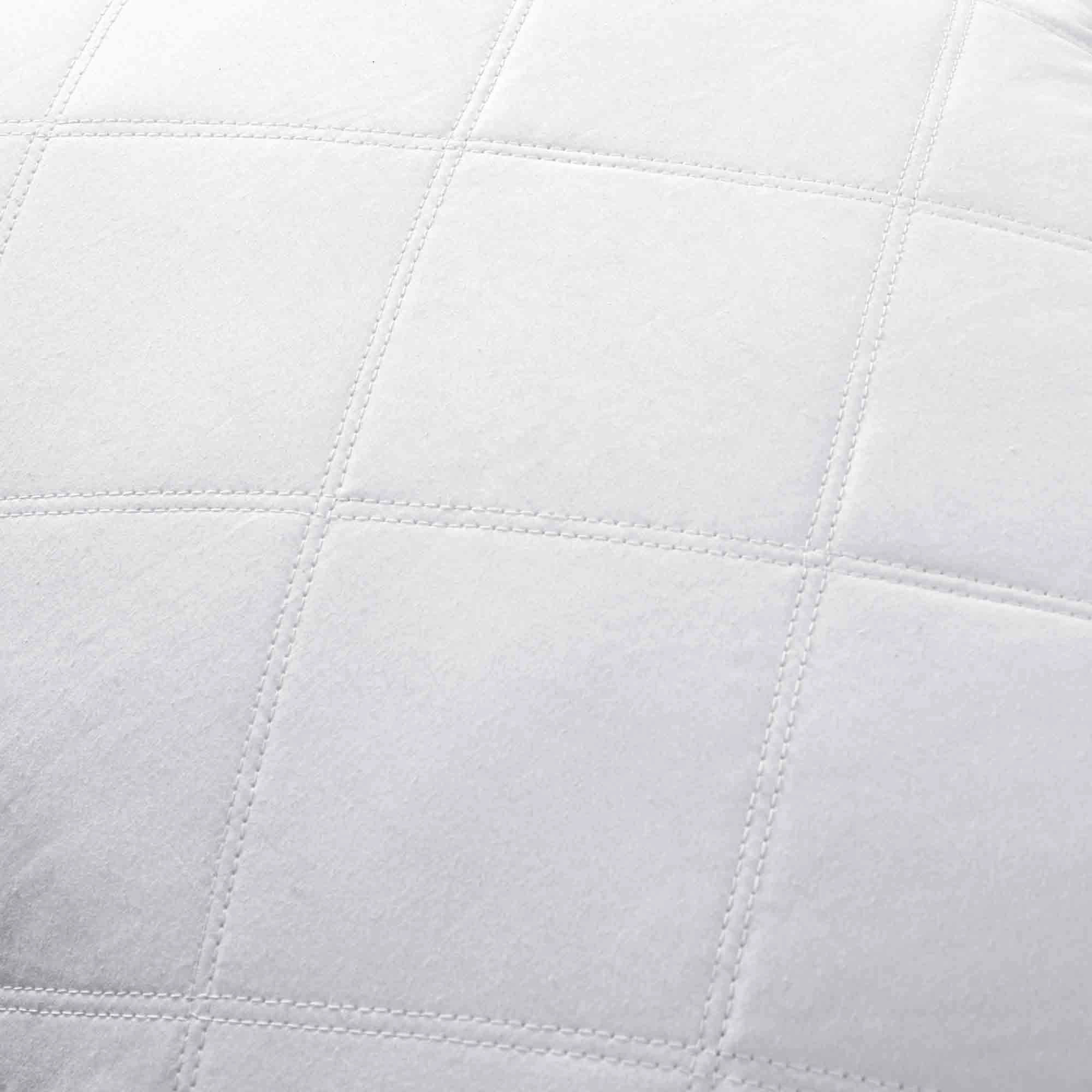 PEACENEST Diamond Quilted Goose Feather Pillow Set Soft Supportive Bed Pillows