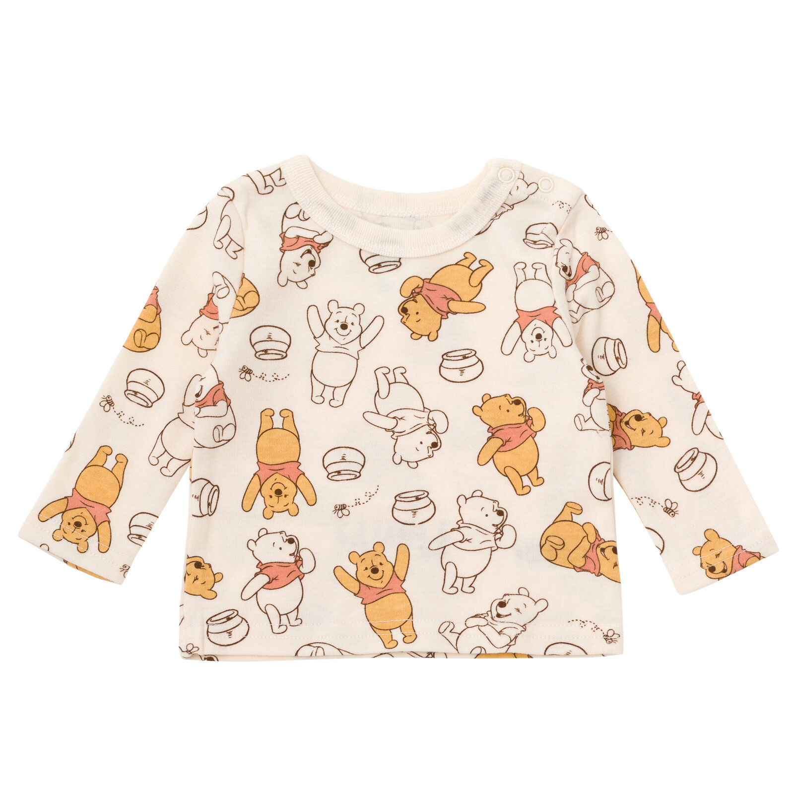 Disney Winnie the Pooh Baby Boy or Girl 2-Piece Overalls and T-Shirt Set