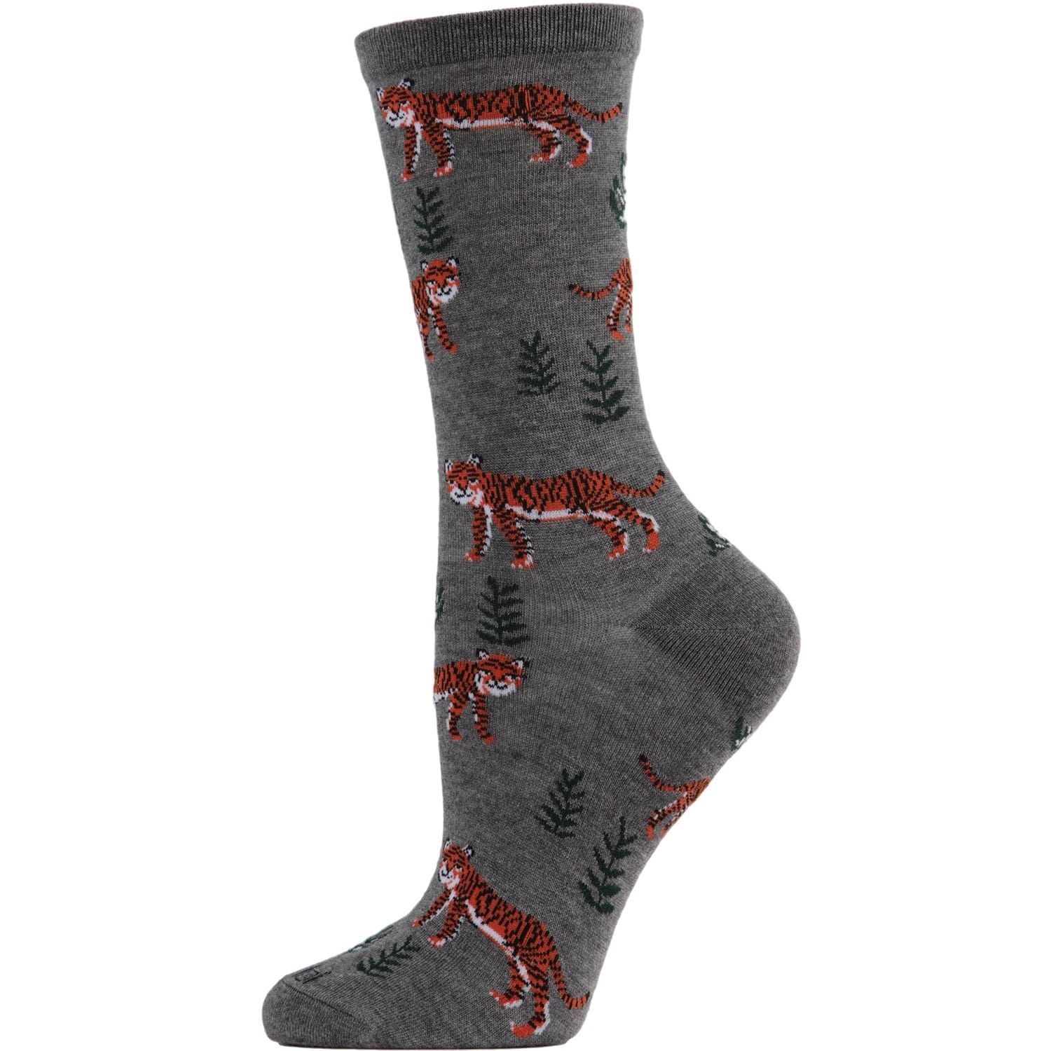 MeMoi Tigers Bamboo Blend Crew Socks