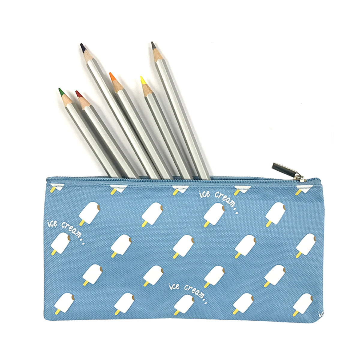 Wrapables Tasty Snacks Pencil Pouch Makeup Bags (Set of 3
