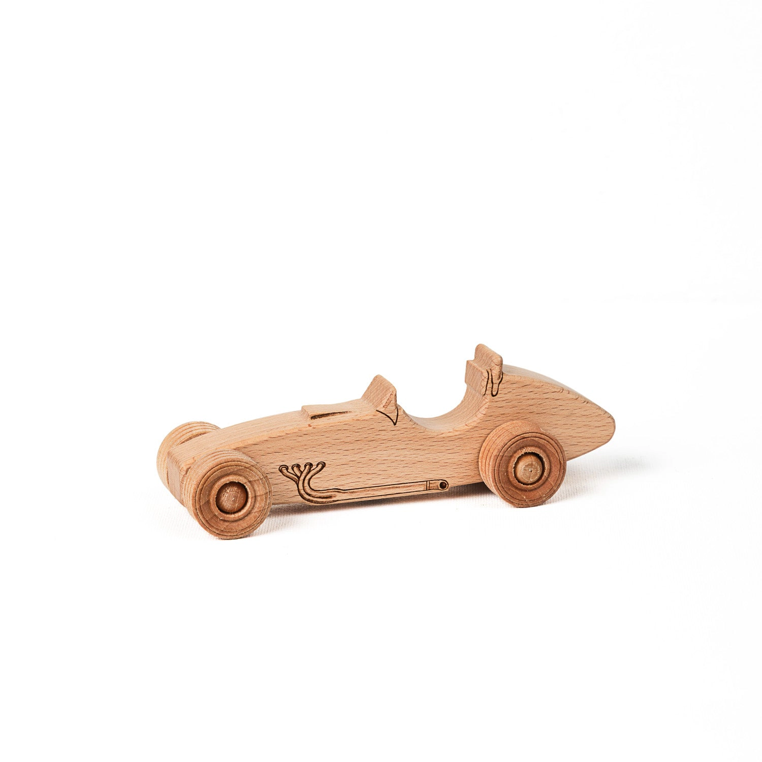Indy Special 5.6" Small Beech Wood Car - Made in USA