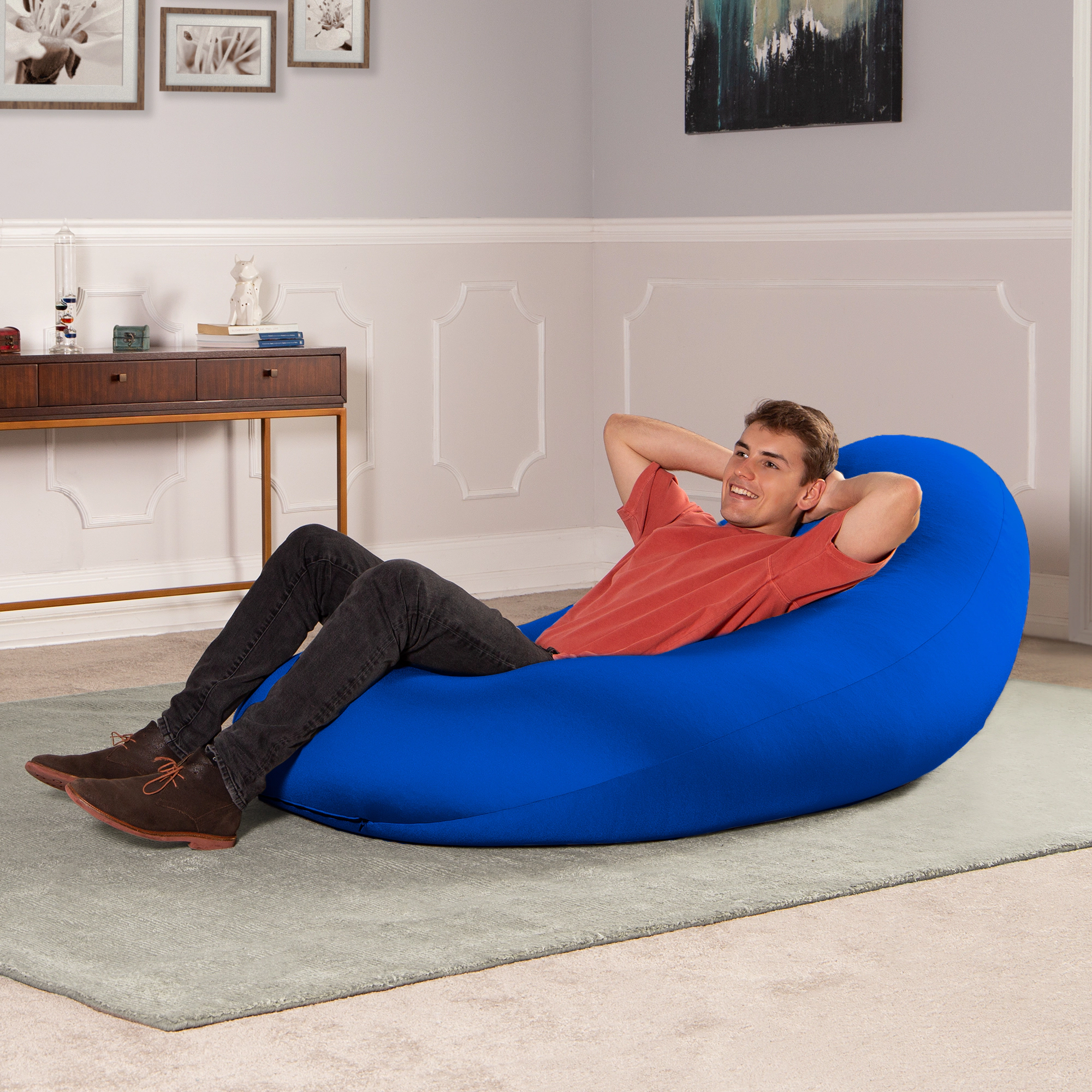 Jaxx Nimbus Therapeutic Sensory Bean Bag Chair – Cloud-Like Adjustable Body Pod Design for Ergonomic Relief and Comfort