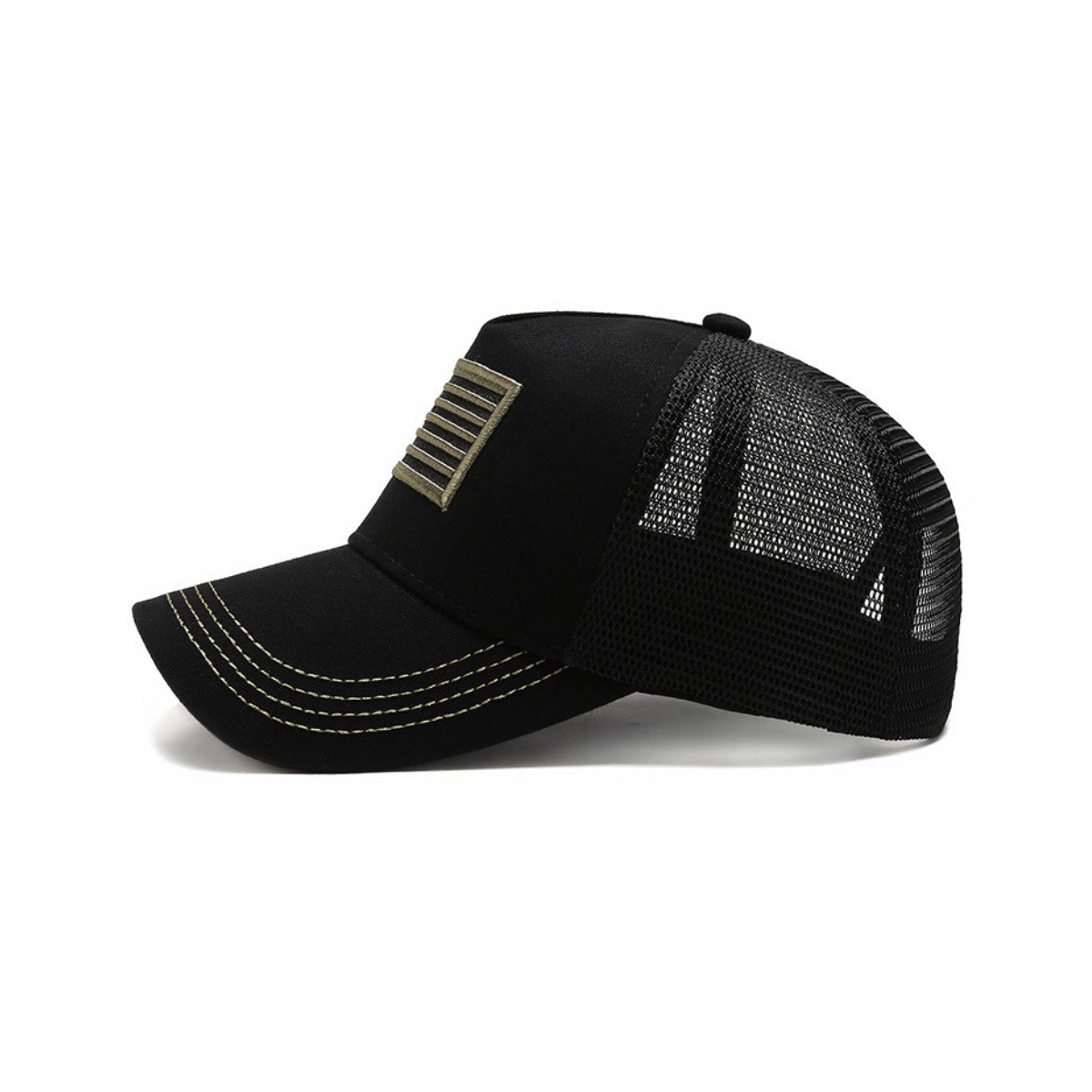 JupiterGear Unisex American Flag Trucker Hat with Adjustable Strap