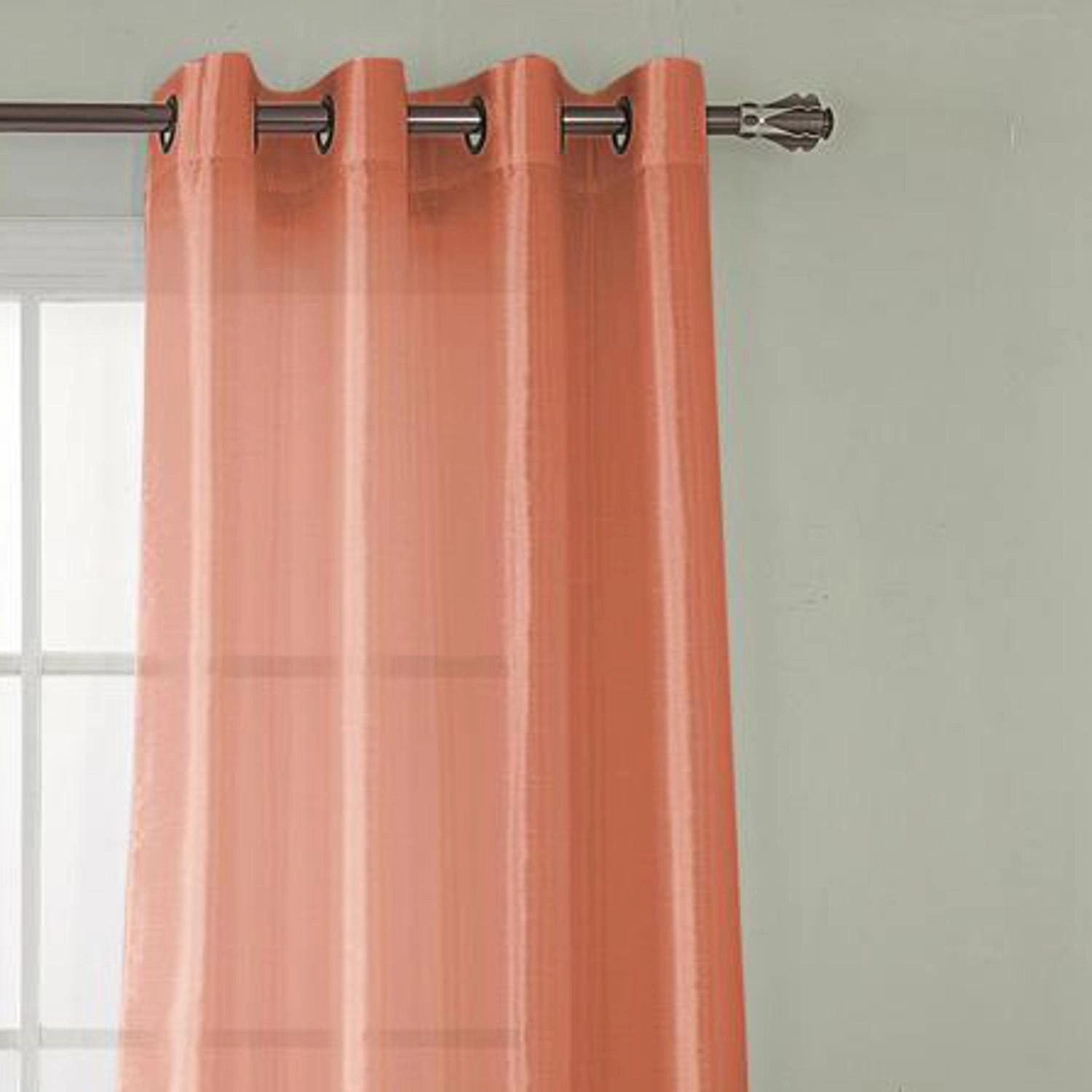 RT Designers Collection Nancy Faux Silk Grommet Curtain Panel 54" x 84