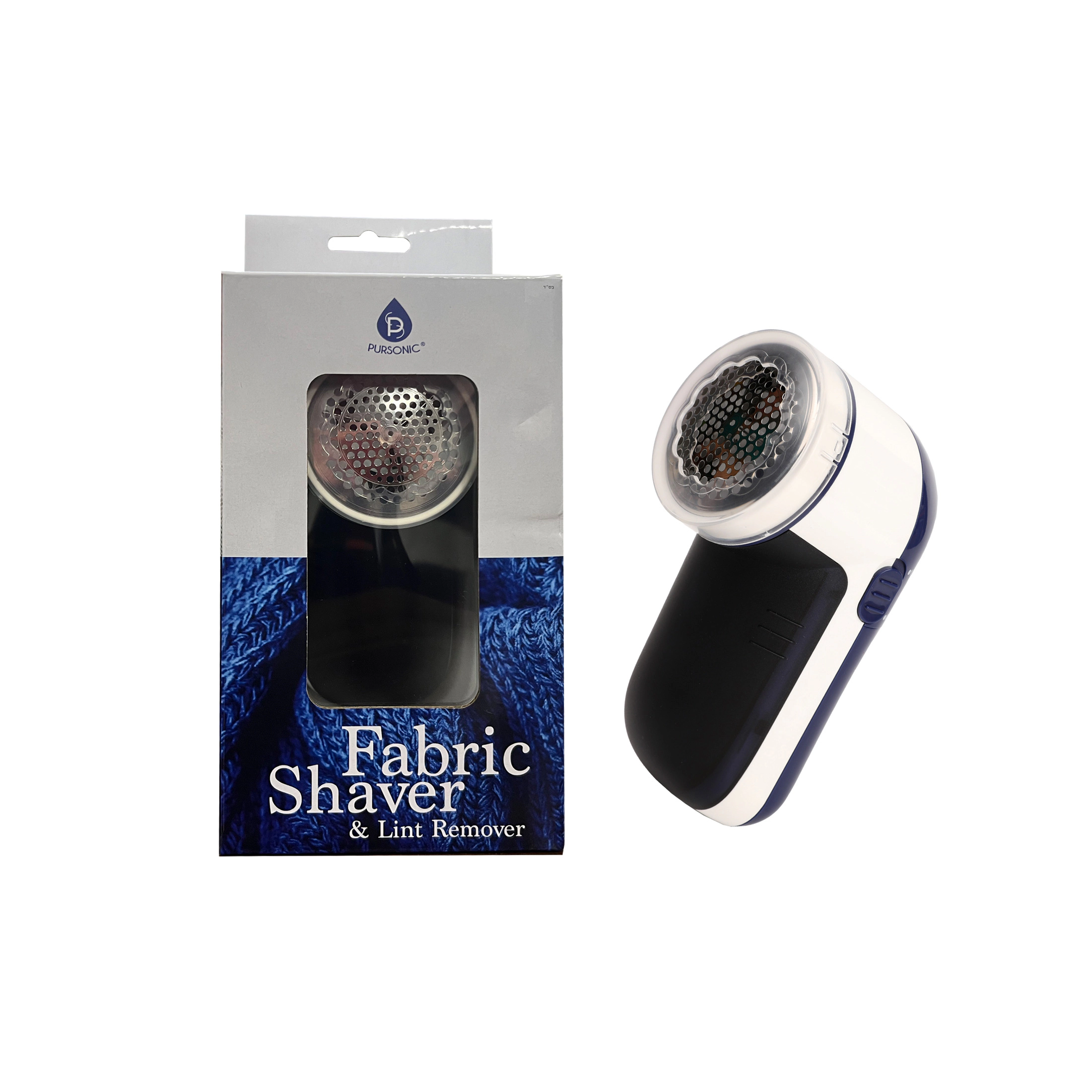 Pursonic Unisex Electric Fabric Shaver & Lint Remover with Cleaning Brush
