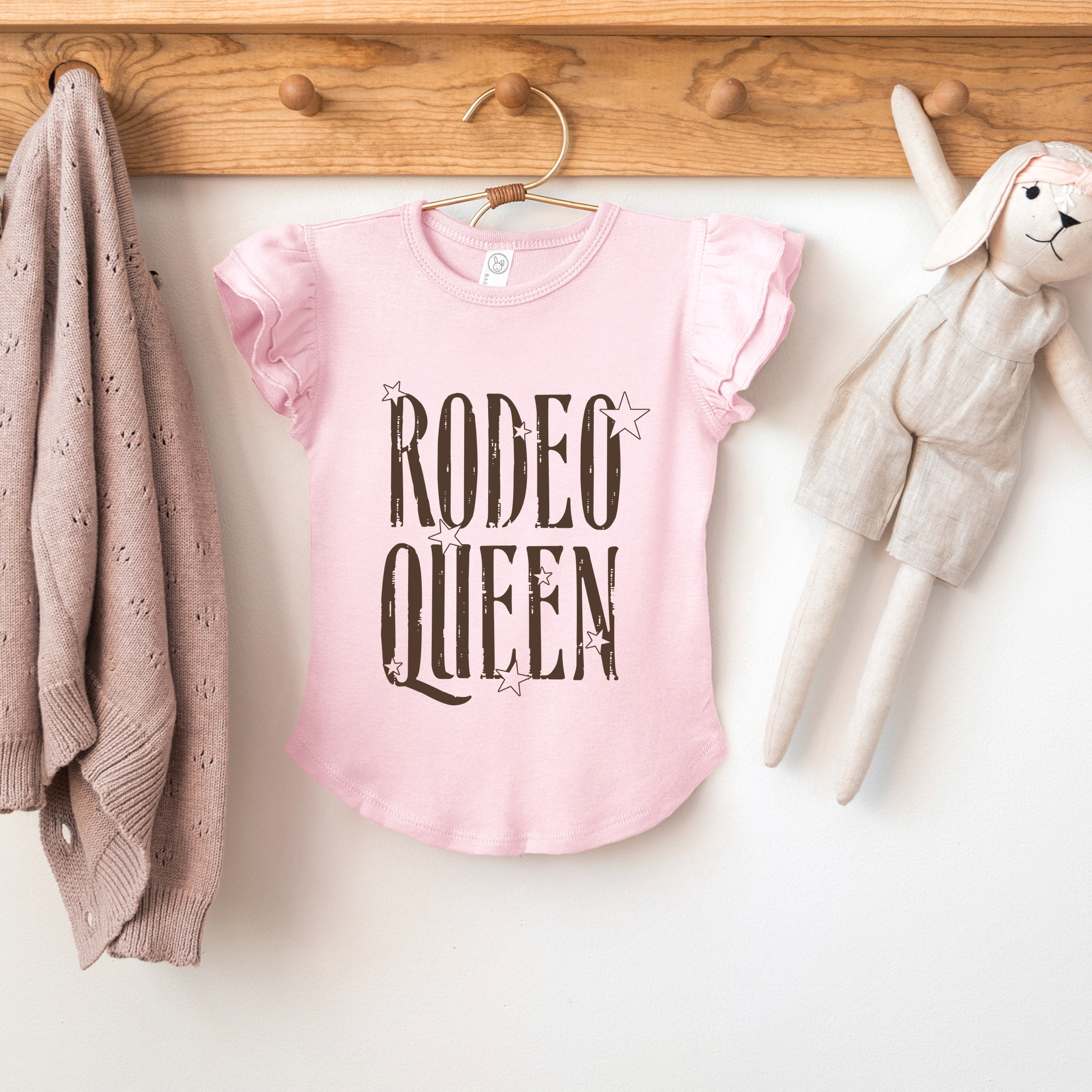 The Juniper Shop - Rodeo Queen Tall Flutter Sleeve Graphic T-Shirt