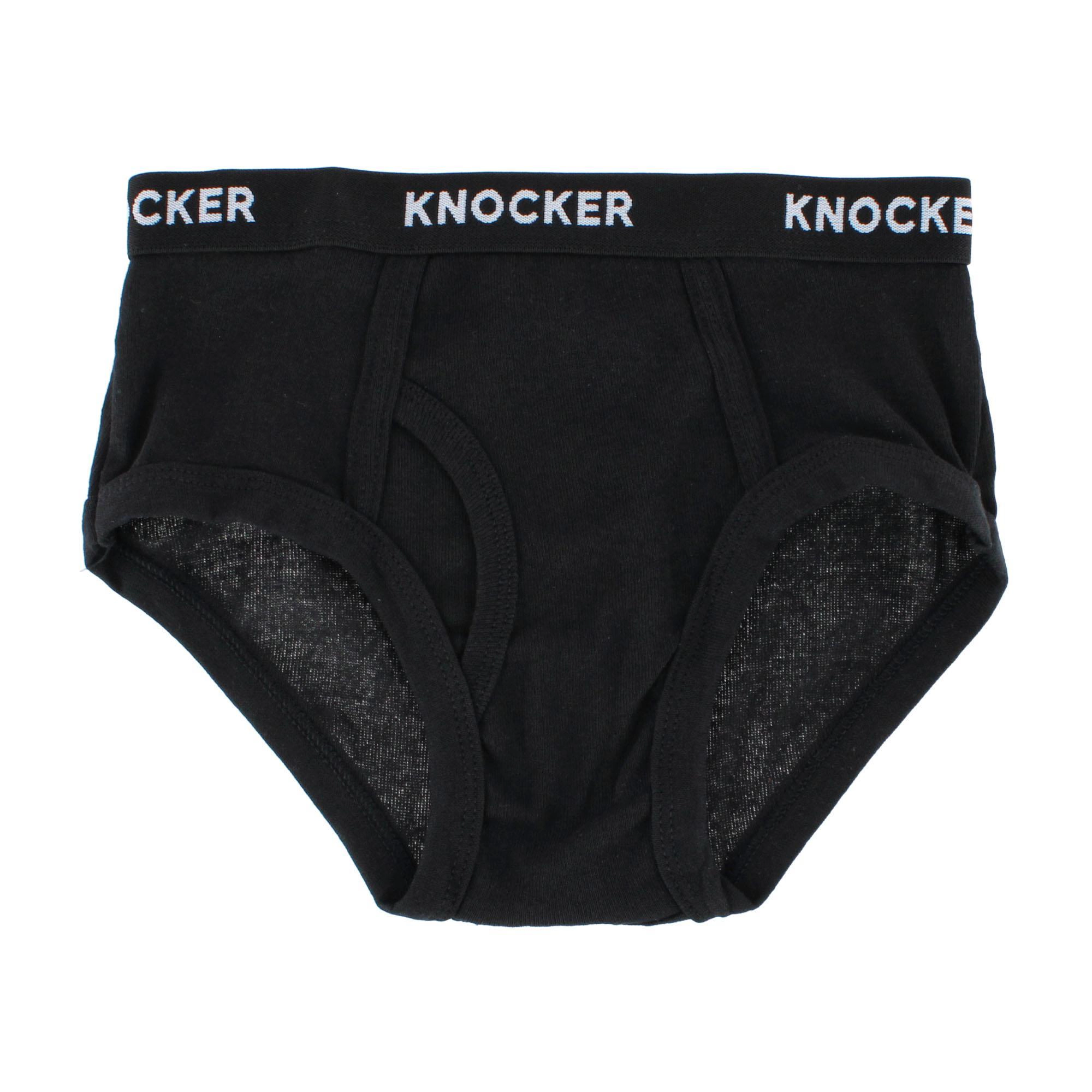 Knocker Boy's Cotton Band Briefs (3 Pack)