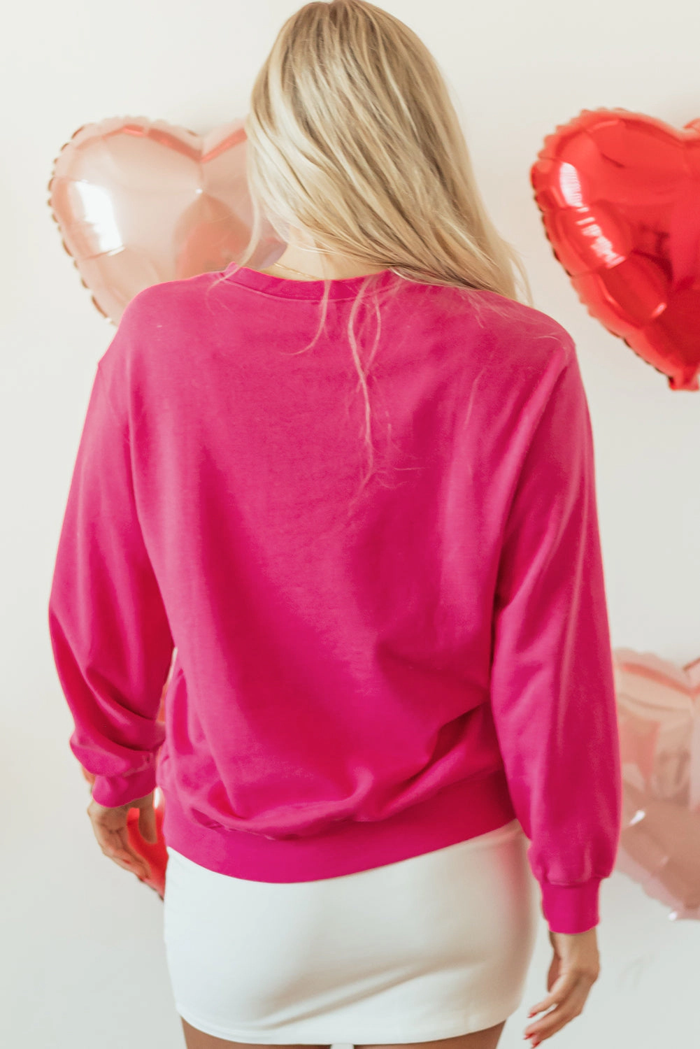 Threaded Pear Women's Whitley Heart Patch Graphic Sweatshirt