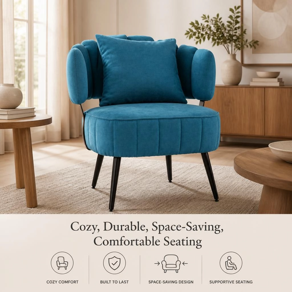 GOODSILO Soft Padded Accent Chair Ideal for Guest Seating