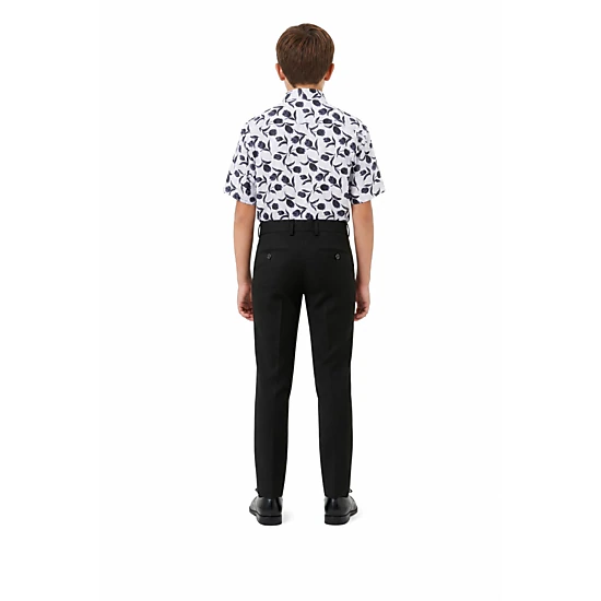 Elie Balleh Boys Slim Fit Floral Button-Down Shirt
