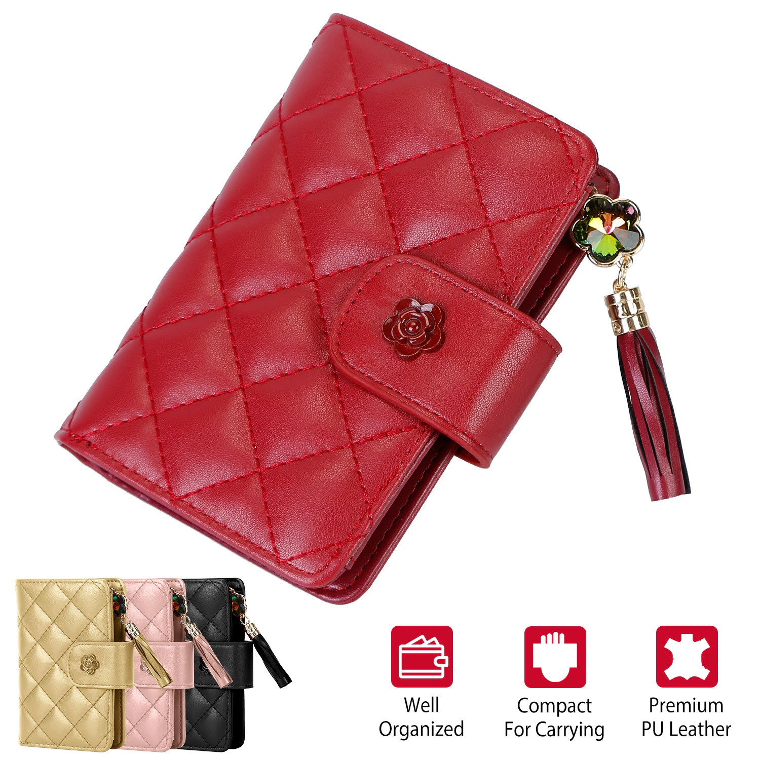GBruno PU Leather Wallet With Tassel