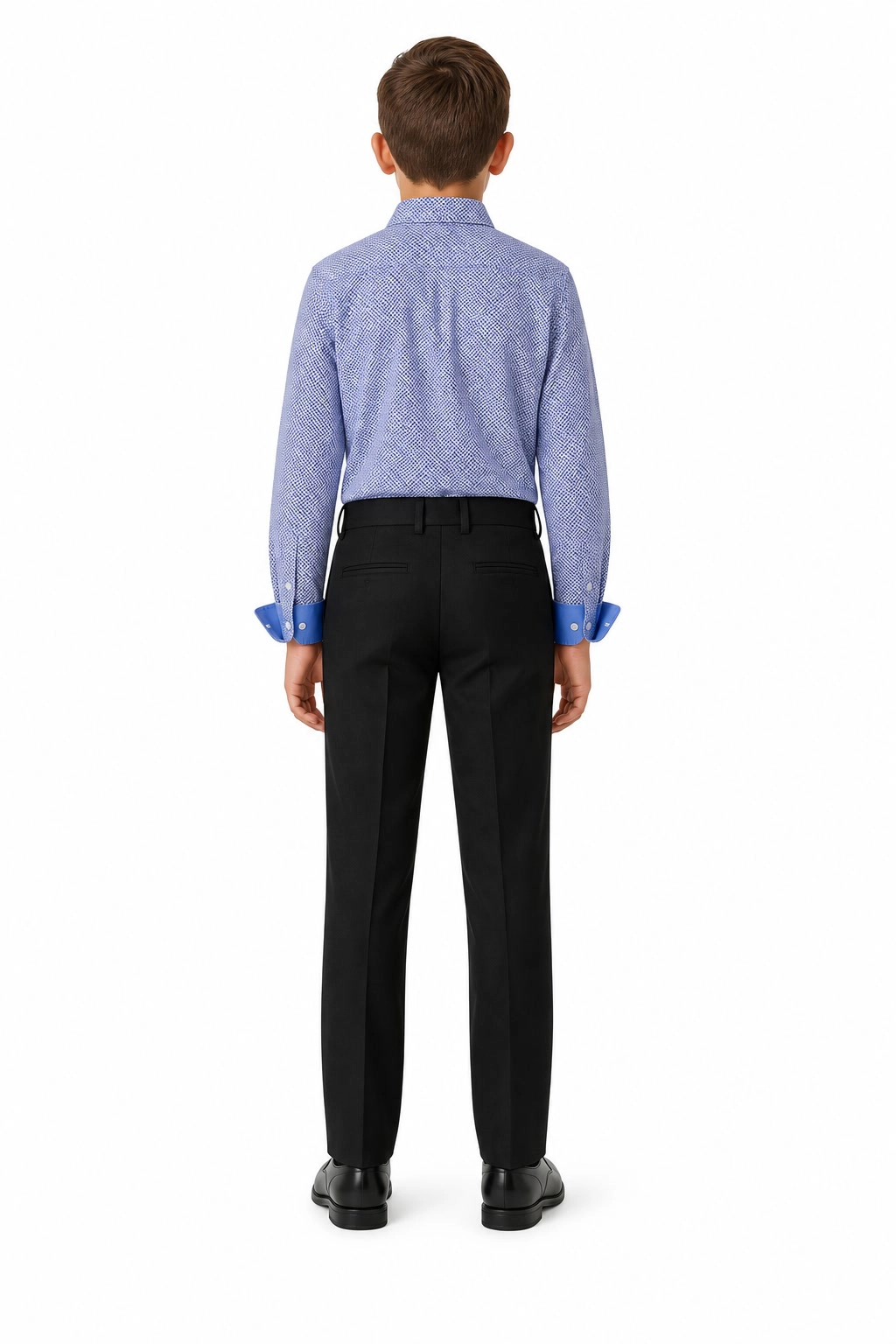 Elie Balleh Boys Slim Fit Tonal Neat Shirt
