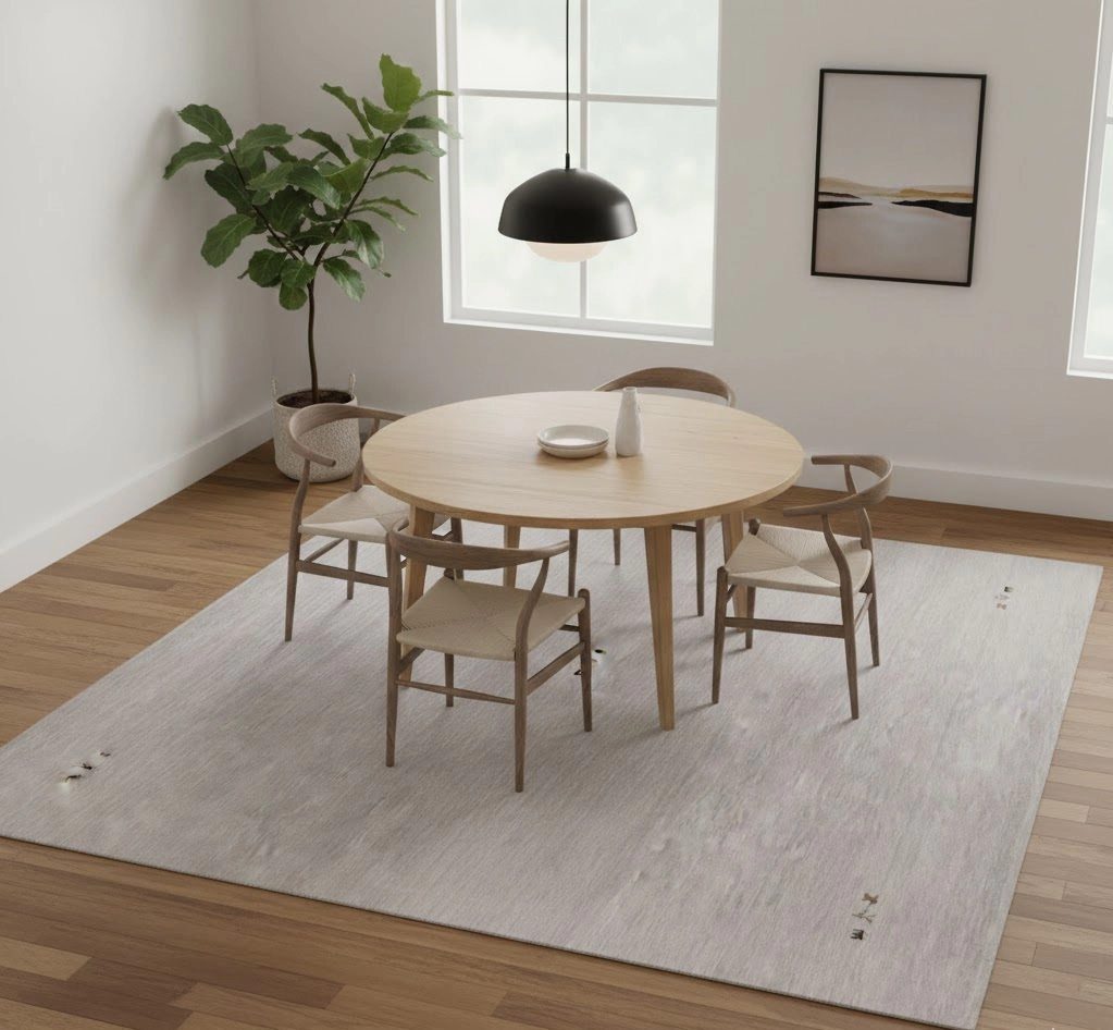 Magic Rugs Gray Tribal 8X8 Gabbeh Modern Square Rug