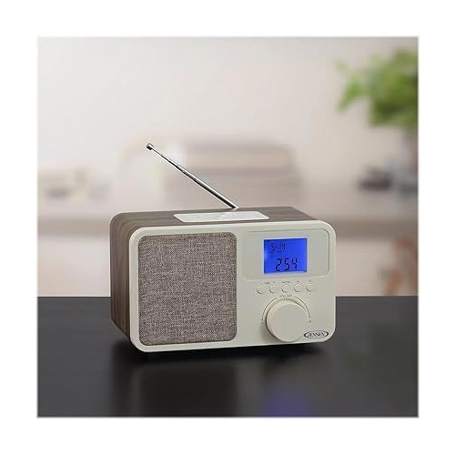 Jensen Digital AM/FM Dual Alarm Clock Radio with Snooze JCR-315