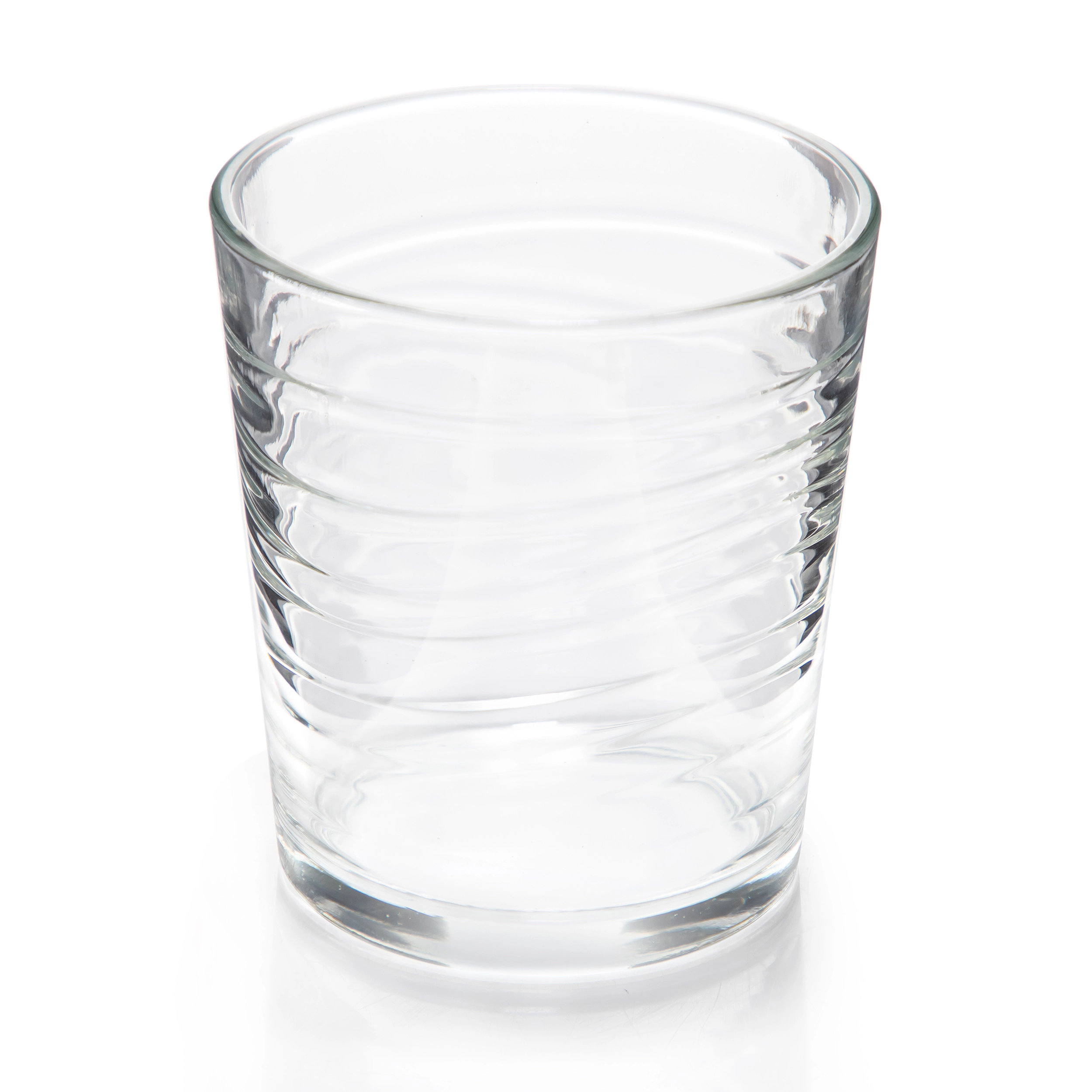 Gibson Home Great Foundations 12 Piece 13.5 Ounce Swirl Glass Double Old Fashion Set