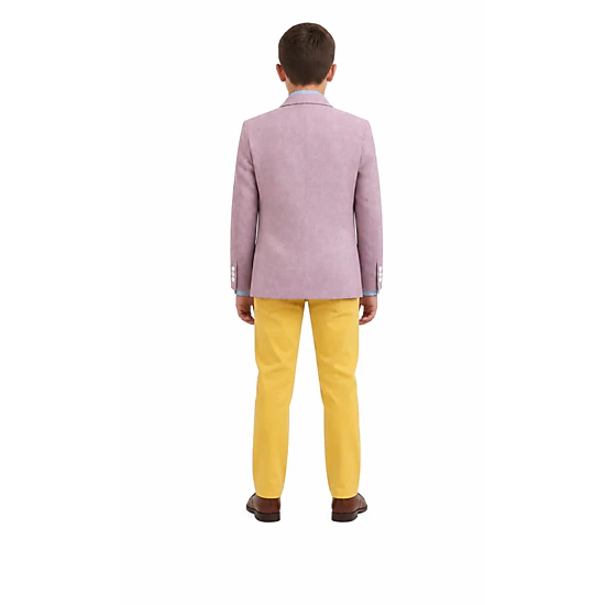 Elie Balleh Boys Slim Fit Clasic Mélange Jacket