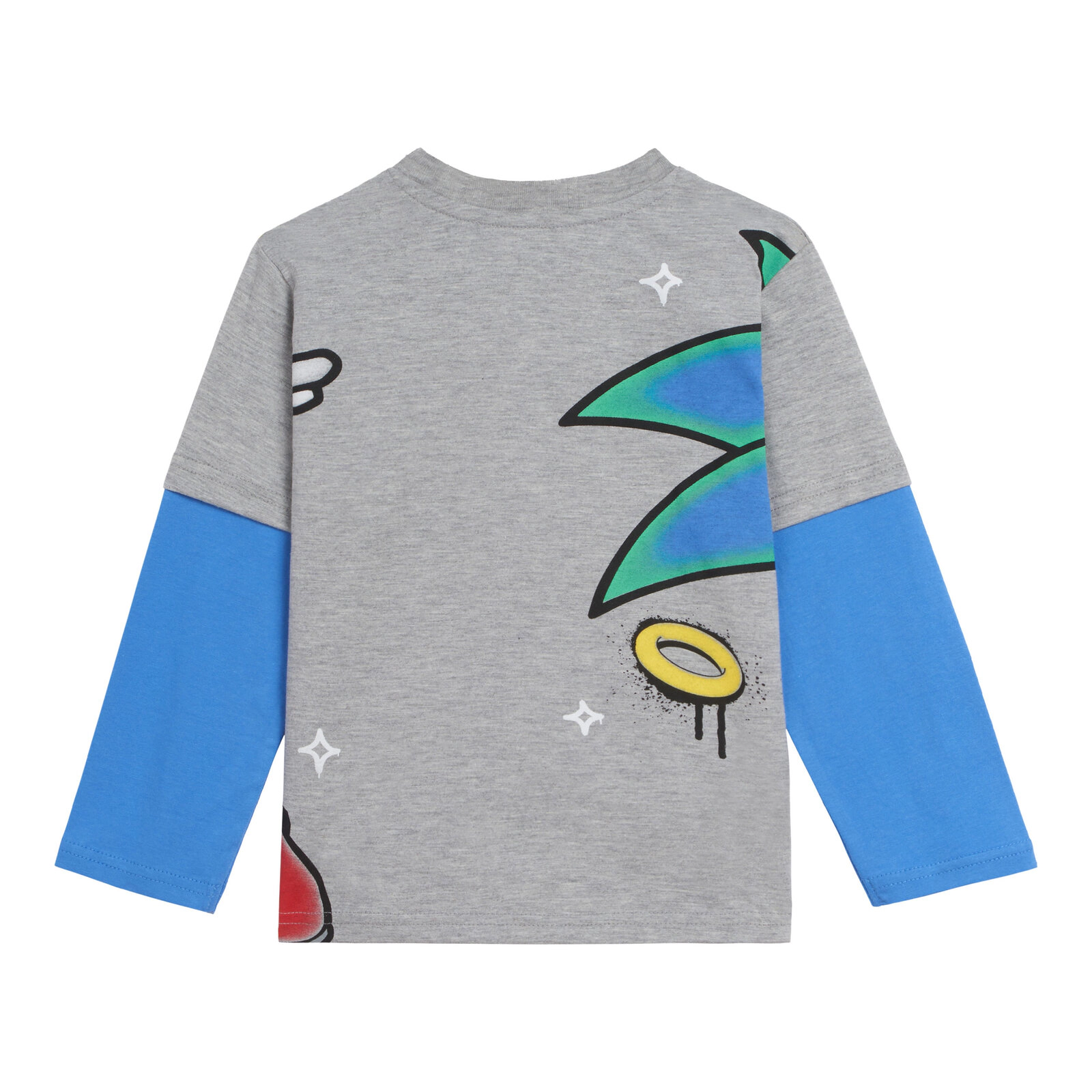 SEGA Sonic the Hedgehog Boys' 2-Piece Tee and Fleece Pants Set