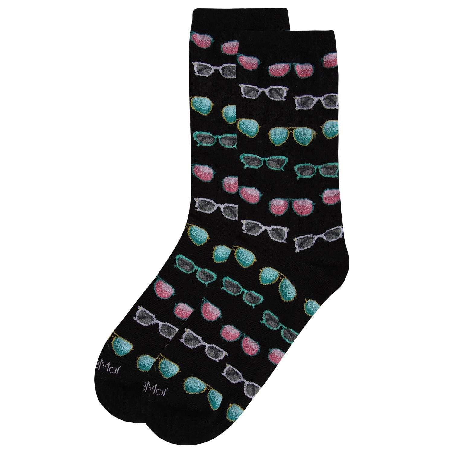 MeMoi Future So Bright Bamboo Blend Crew Socks