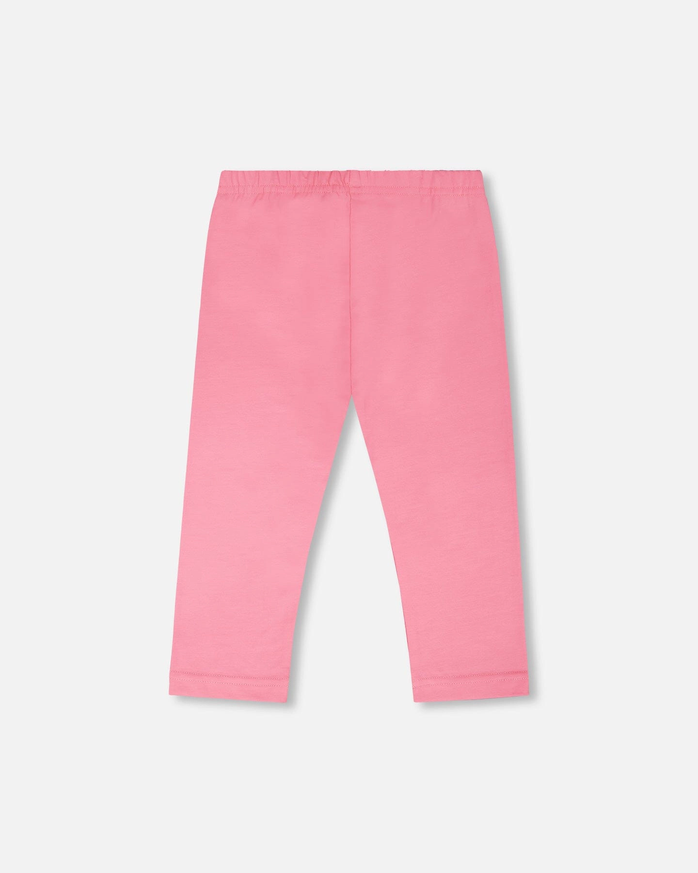 Deux par Deux Girls Organic Cotton Jersey Elastic Waist Cropped Capri Pants