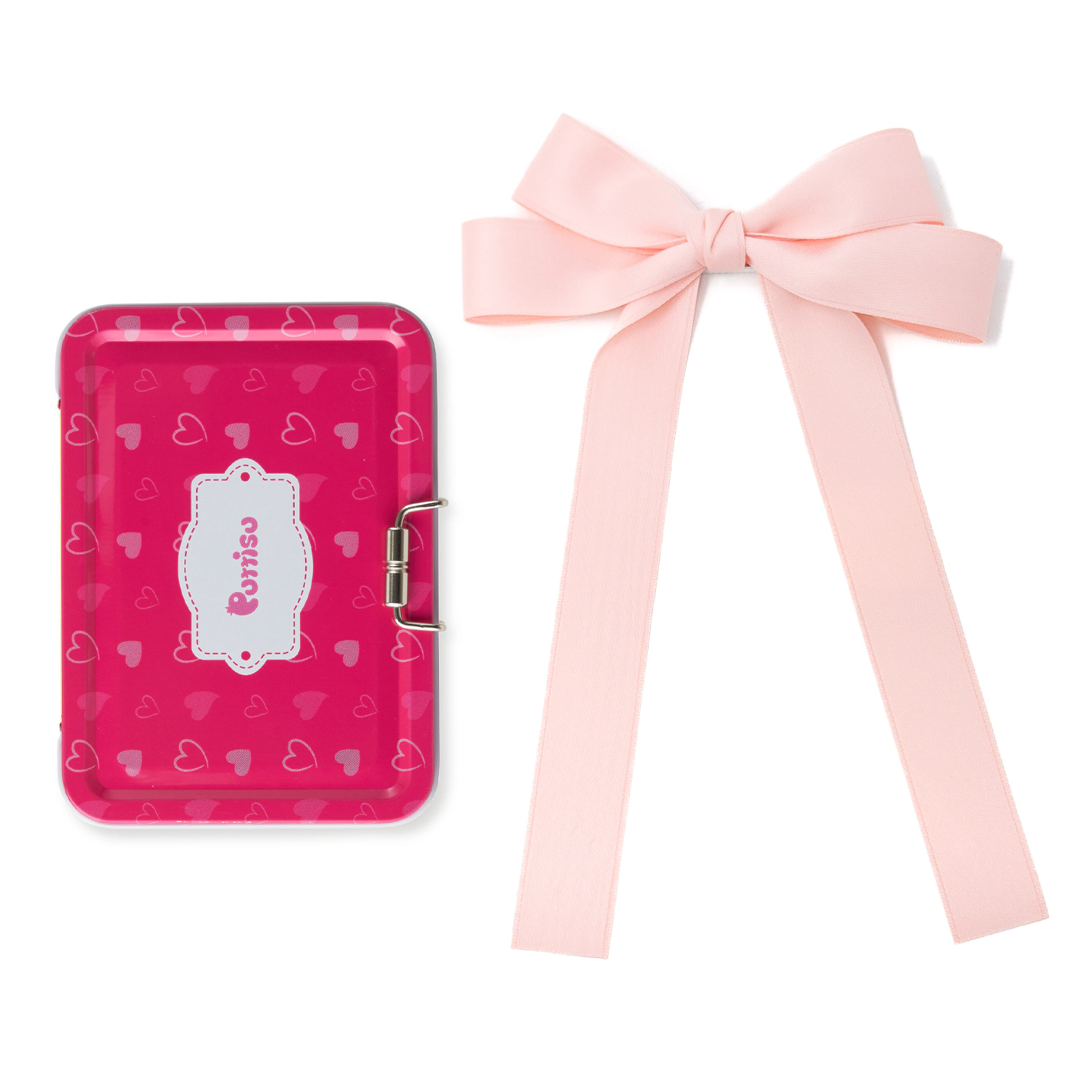 Puttisu Girls Classic Long Ribbon Bow Clip Gift Set