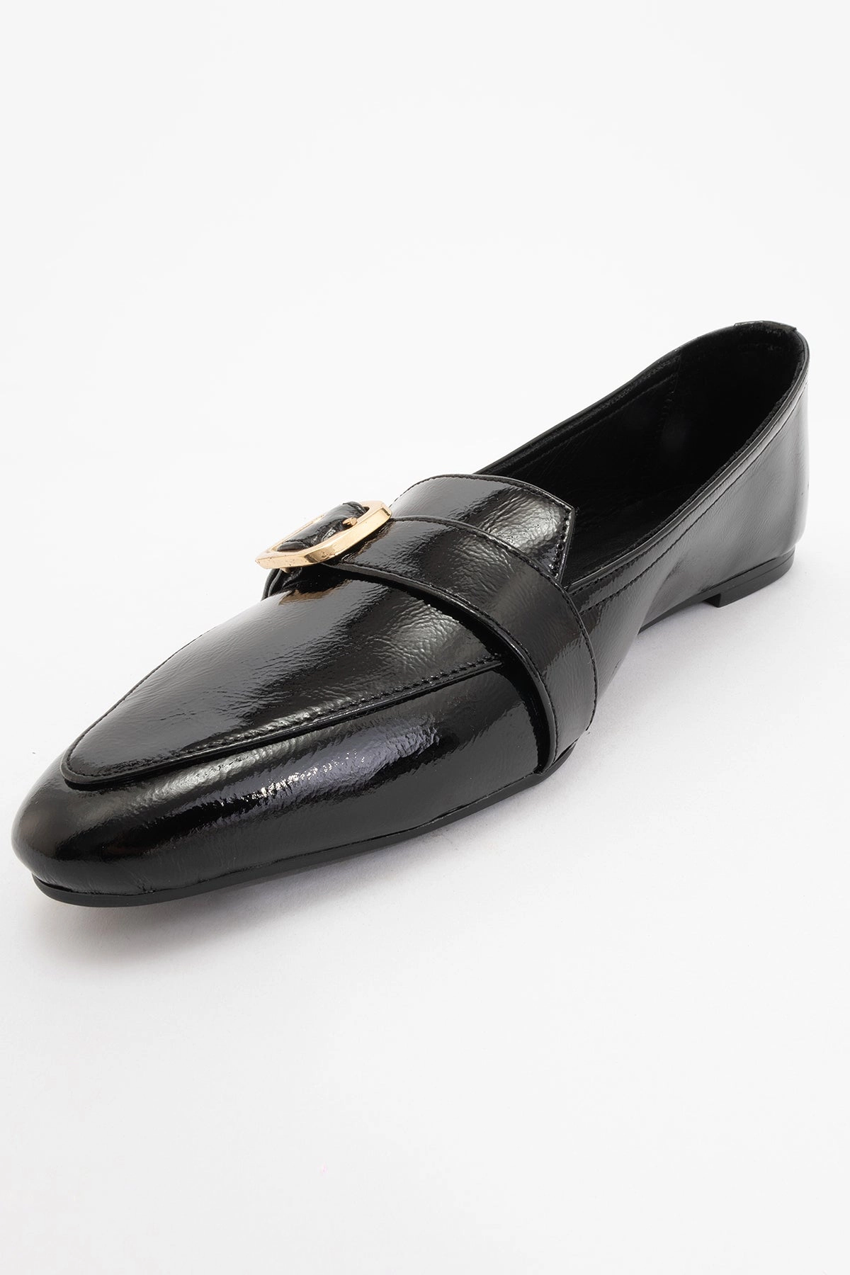 Forever & Always Womens Zarina Pointed Toe Leather Flats