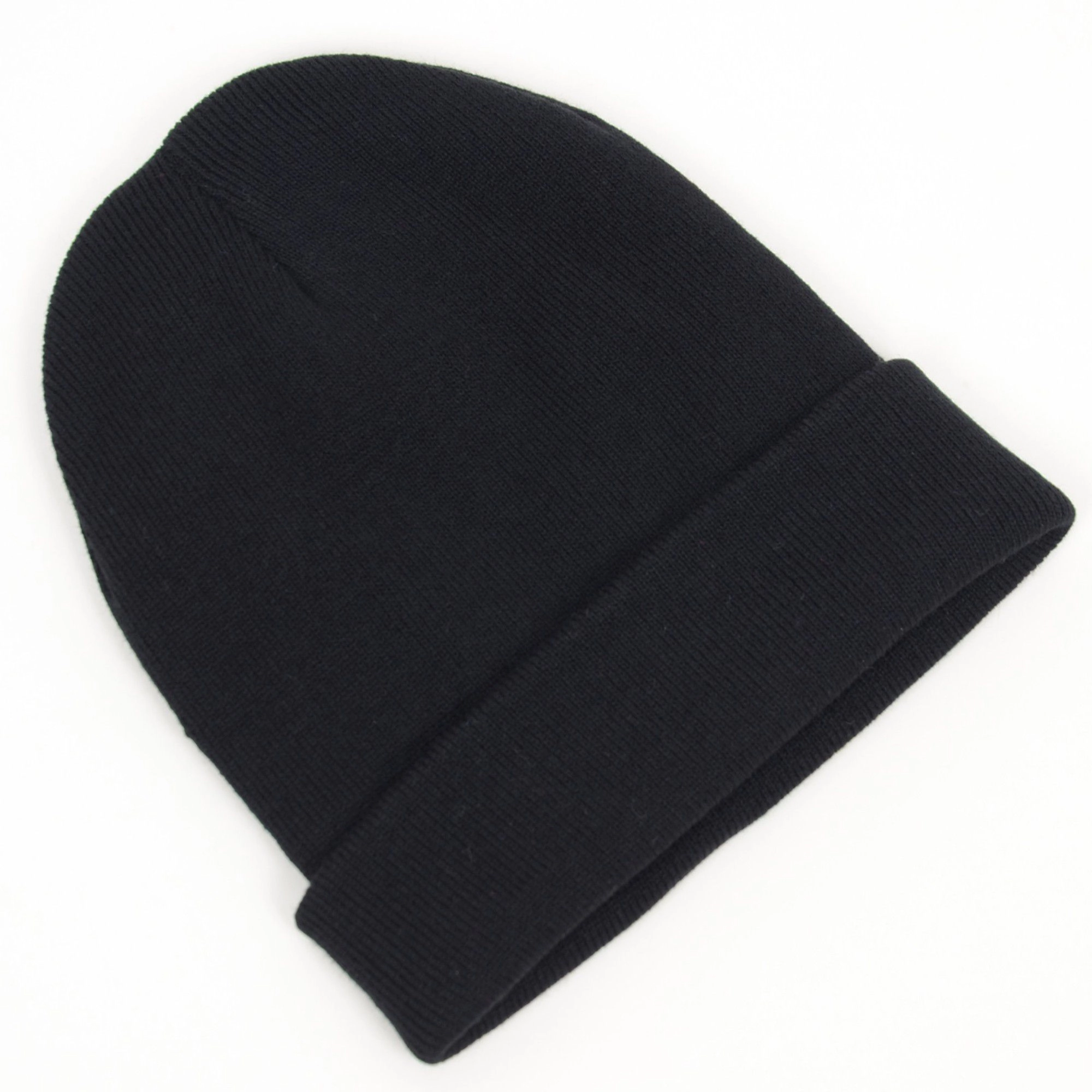 Anna-Kaci Women's Satin Lined Knit Beanie Hat with Folded Cuff for Hair Protection