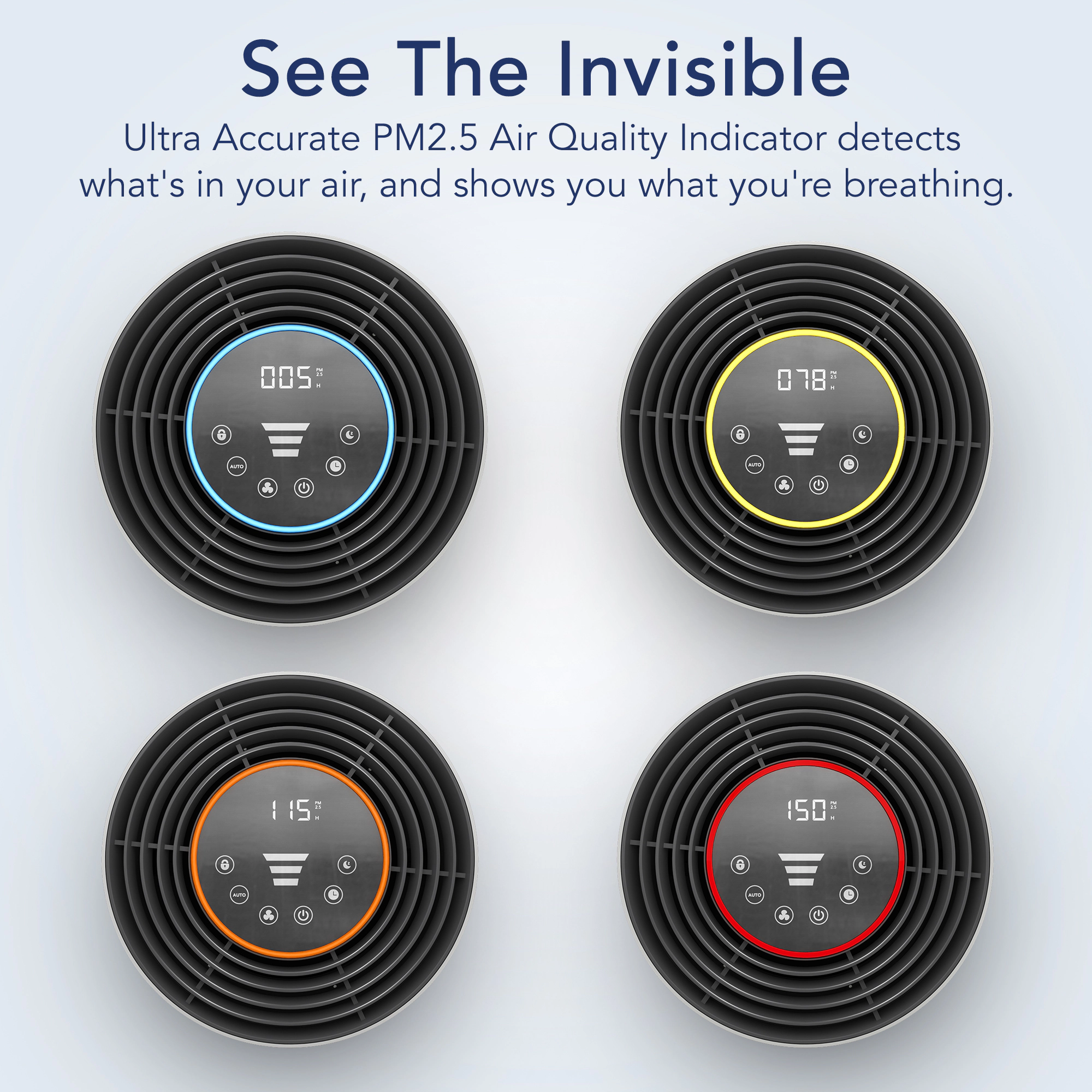 Miko Ibuki L HEPA Smart Air Purifier for Home with Air Quality Sensor