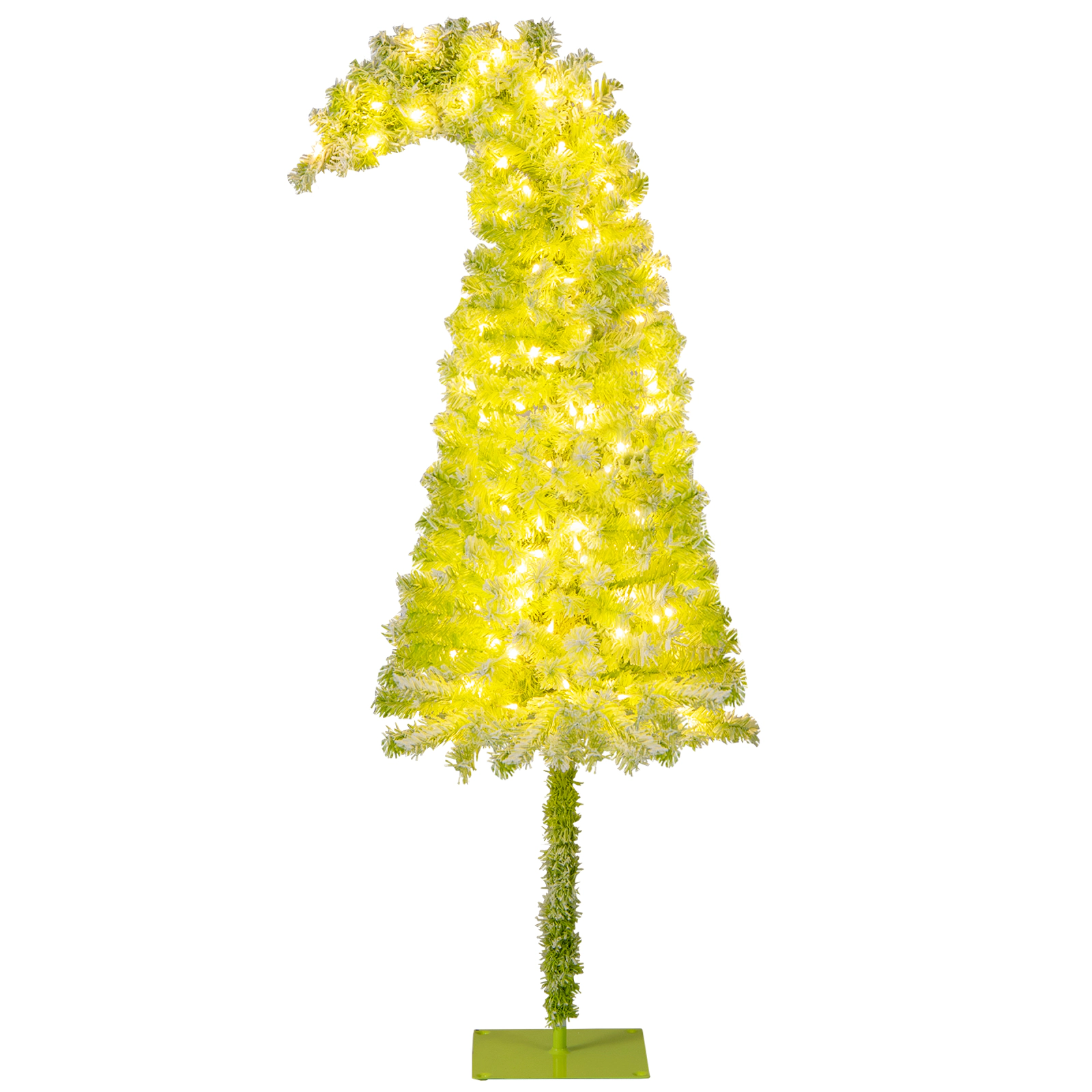 LJG 5/6/7 FT Whimsical Christmas Tree with Bendable Top and 216/290/366 Branch