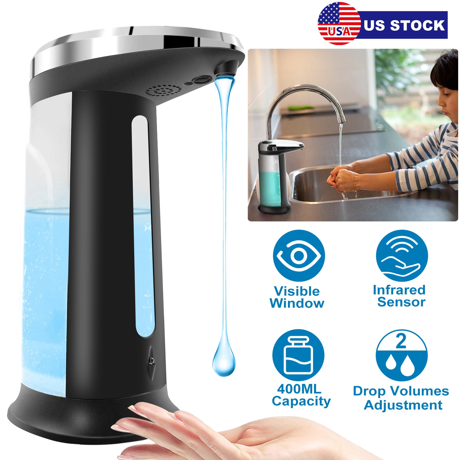 IMounTEK Unisex Automatic Sensor Soap Dispenser