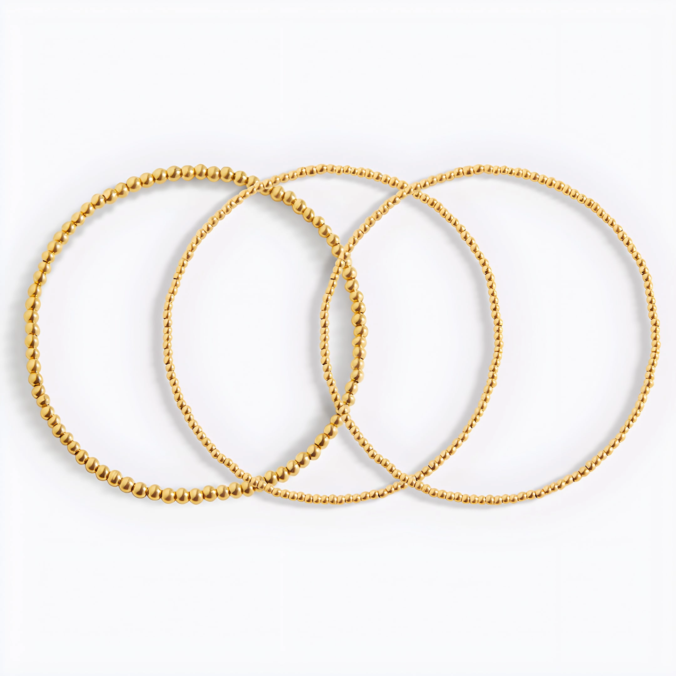 Mint & Lily Women's Beaded Bracelet Stacking Set