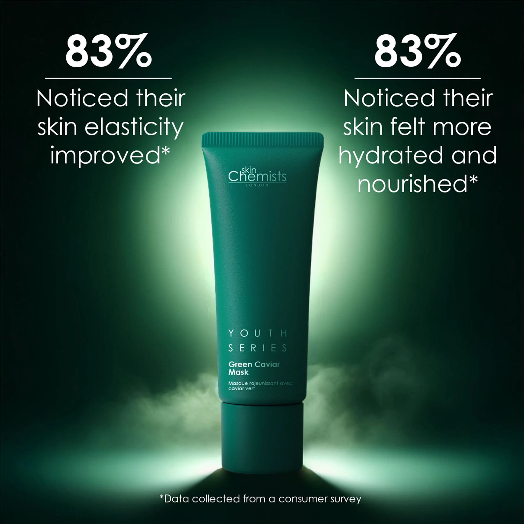 skinChemists Green Caviar Anti-Aging Mask 50ml - Hydrating Treatment for Fine Lines & Wrinkles