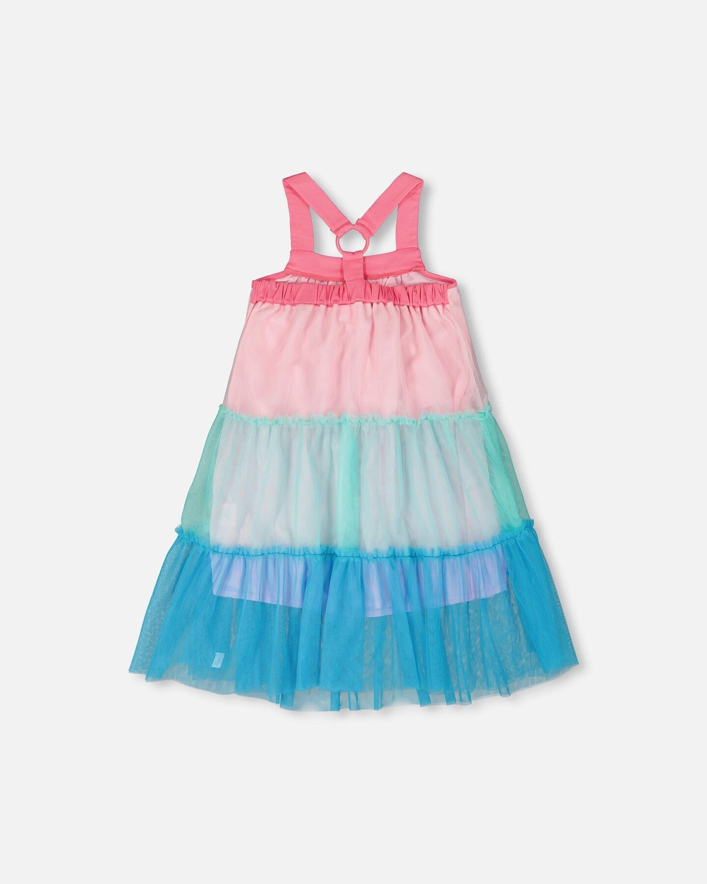 Deux par Girls Mesh Tiered Dress