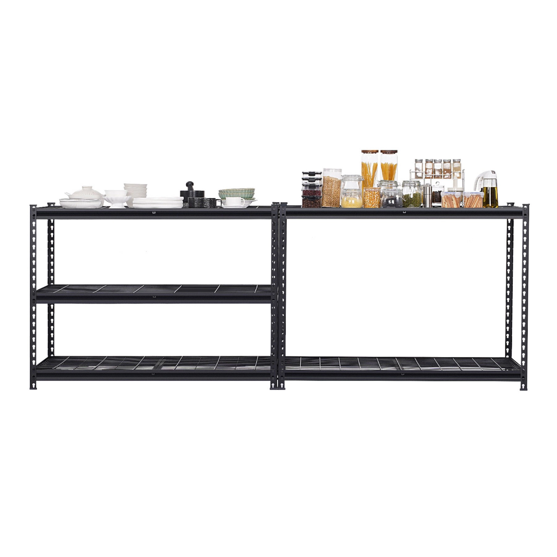Flynama Storage Shelves 5 Tier Adjustable Heavy Duty Garage Shelving Units 3000 lbs