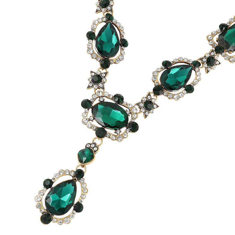 SOHI Women's Party Stone Statement Necklace