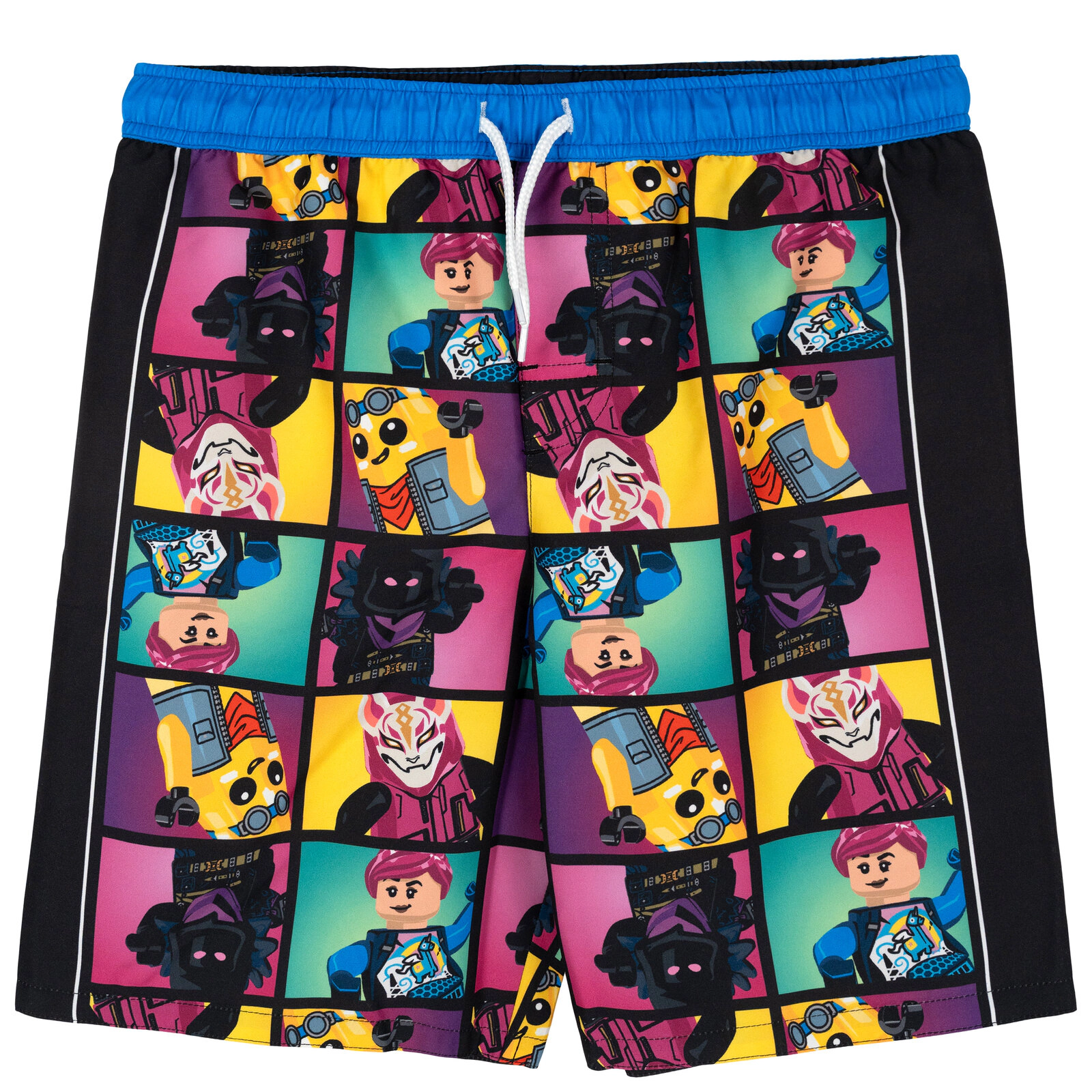 LEGO Fortnite Boys' Short Sleeve Rash Guard and Swim Trunks Set