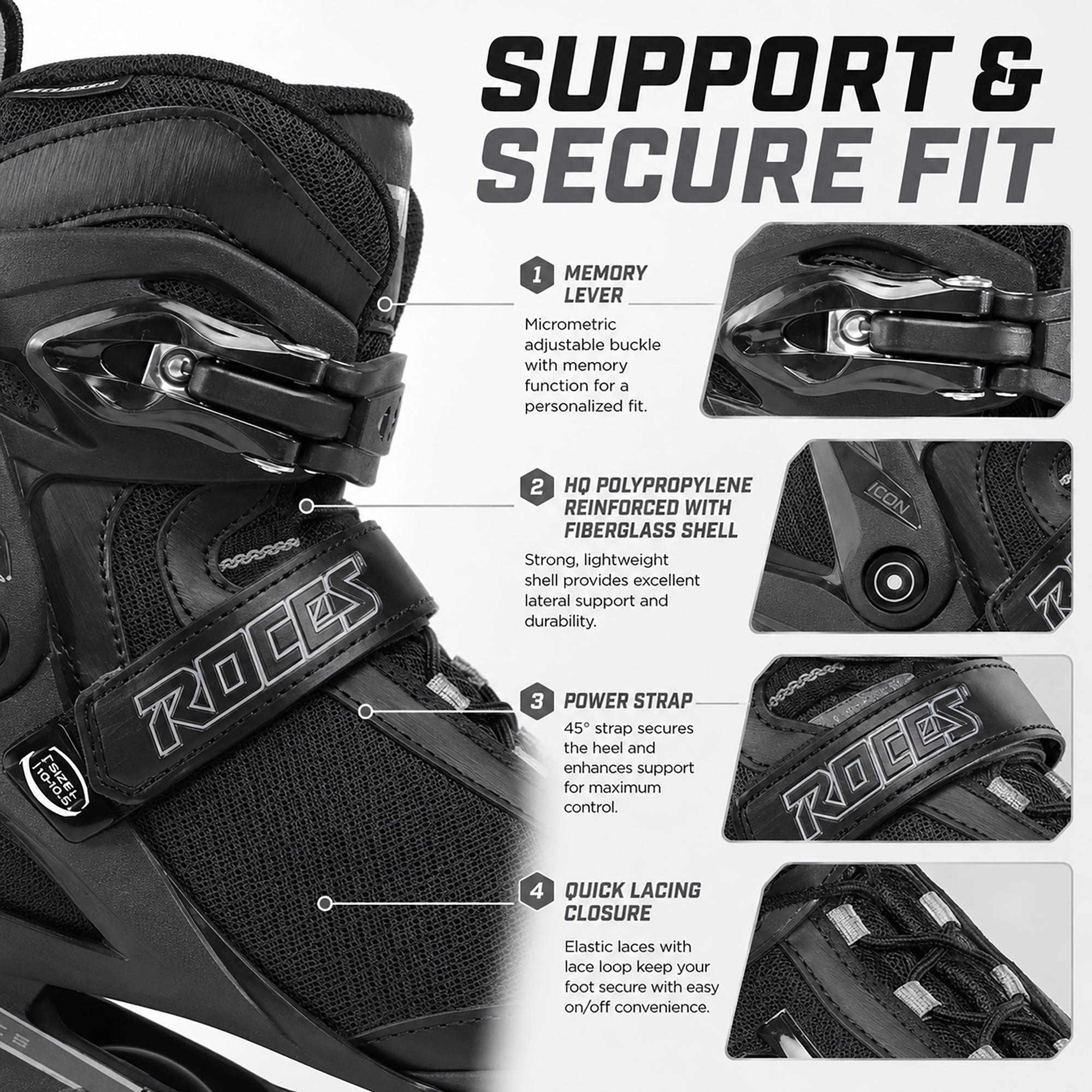 Roces Icon Mens Inline Skates