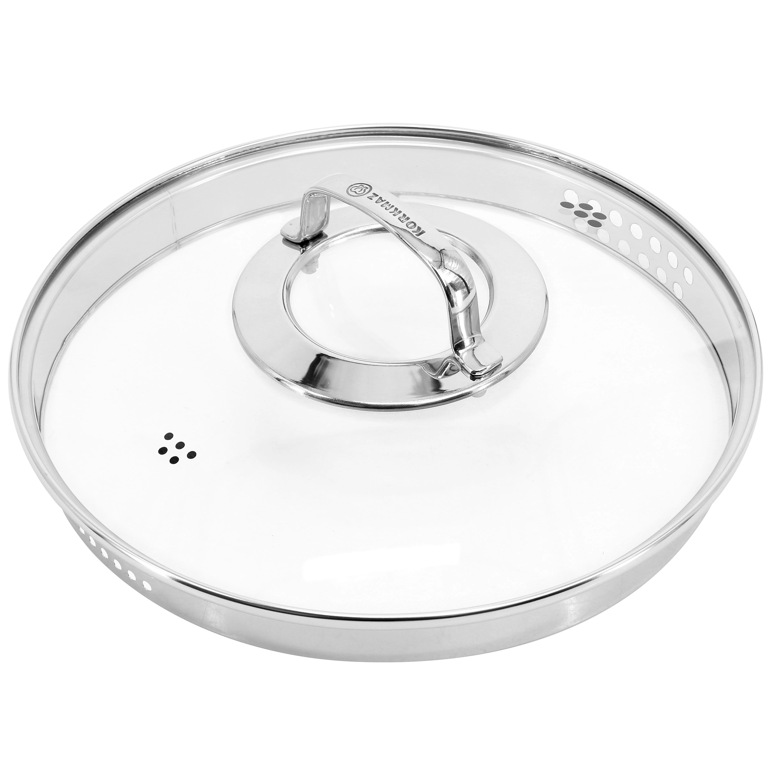 Korkmaz Galaksi Non Stick Inch Liter Casserole with Lid in Black