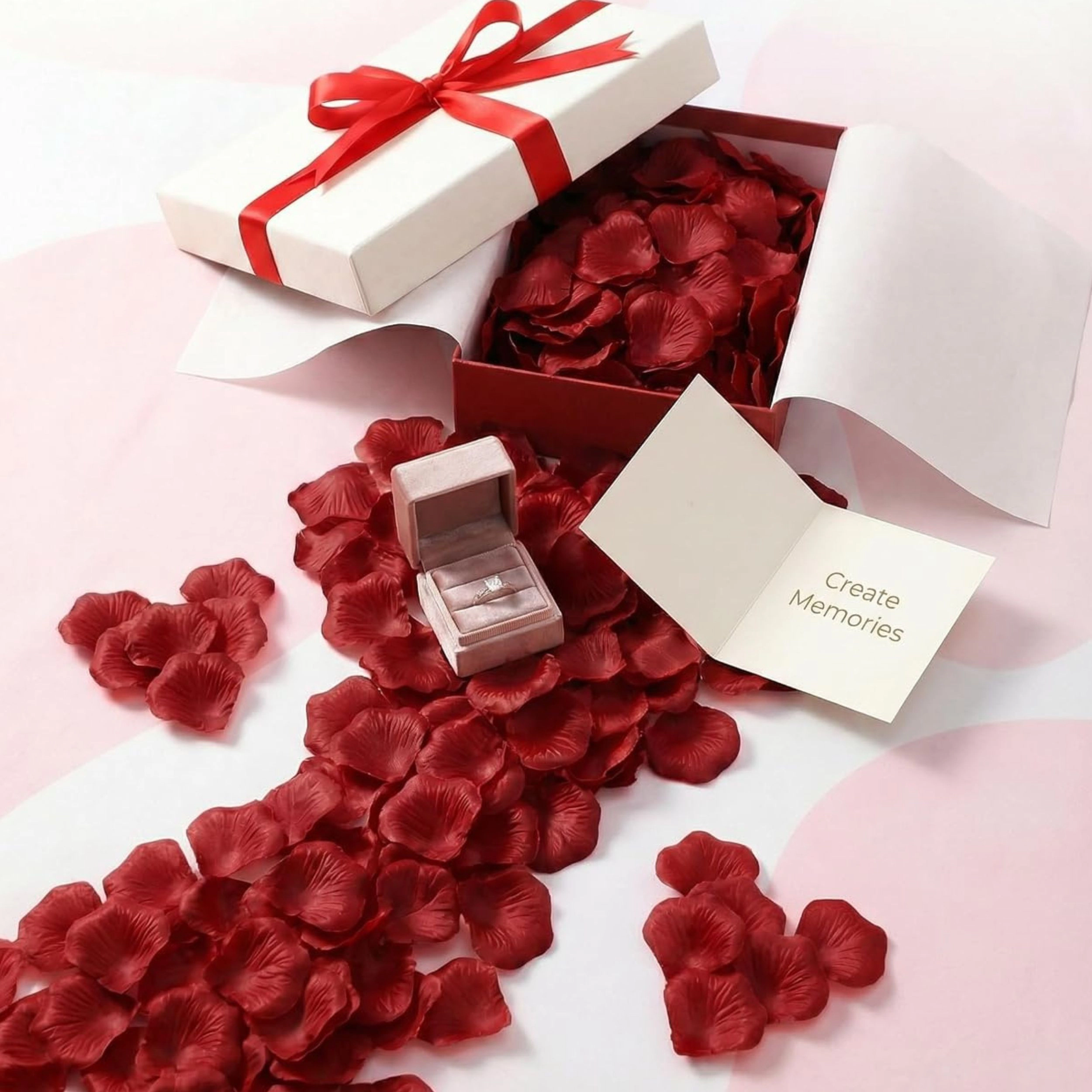 Stock Preferred Pack of 2200 Silk Artificial Rose Petals for Weddings, Parties and Romantic Decorations