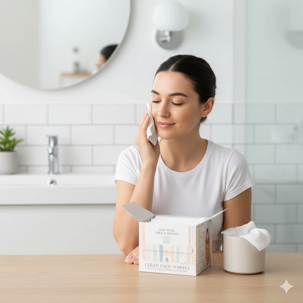 Pursonic 100 XL Clean Facial Towels – Biodegradable, Ultra-Soft & Safe for Sensitive Skin