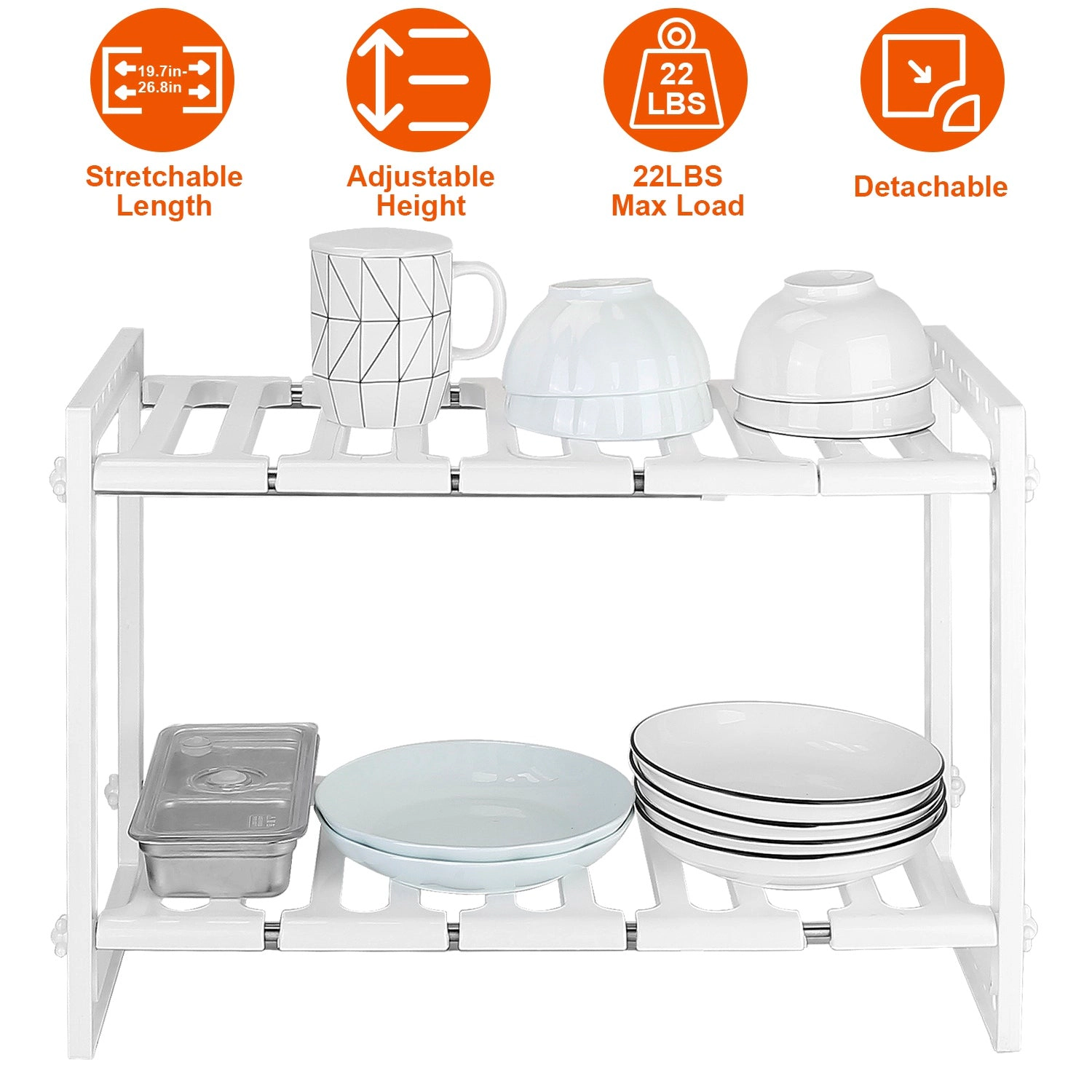 GBruno Extendable 2-Tier Under Sink Organizer