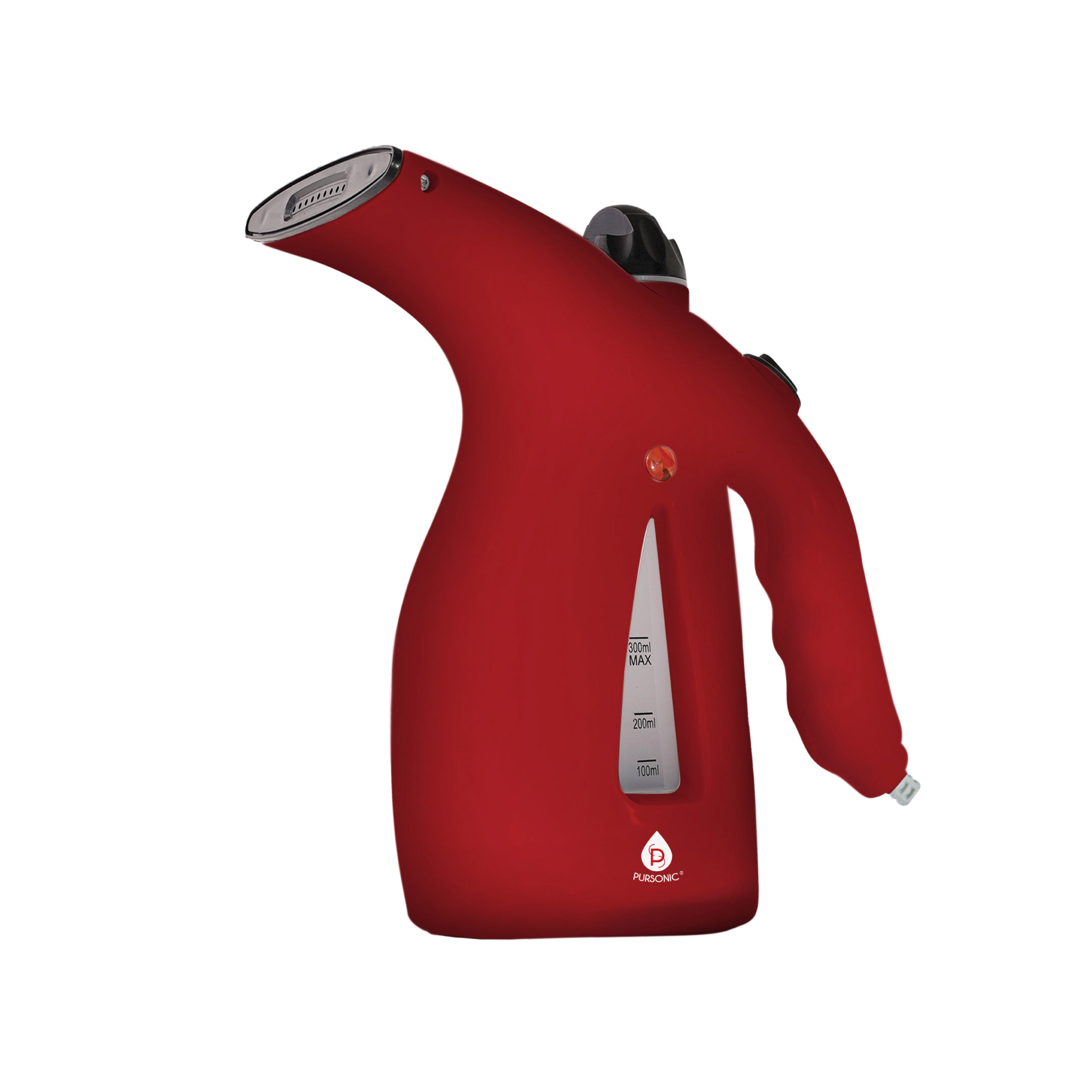 Pursonic Unisex Portable Handheld Fabric Fast 2 Minute Heat-Up Garment Steamer