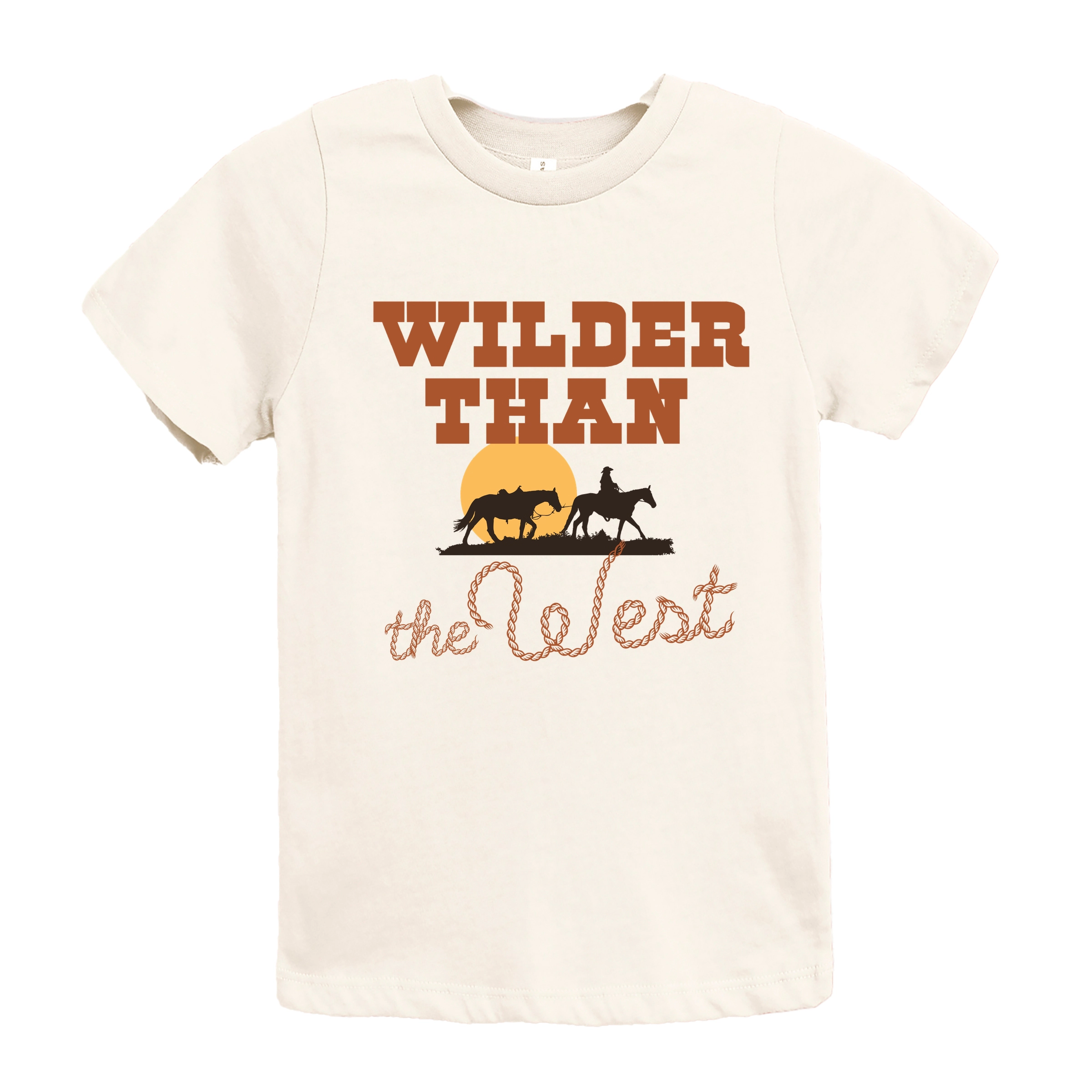 The Juniper Shop - Wilder Than West Bold Youth Short Sleeve Graphic T-Shirt
