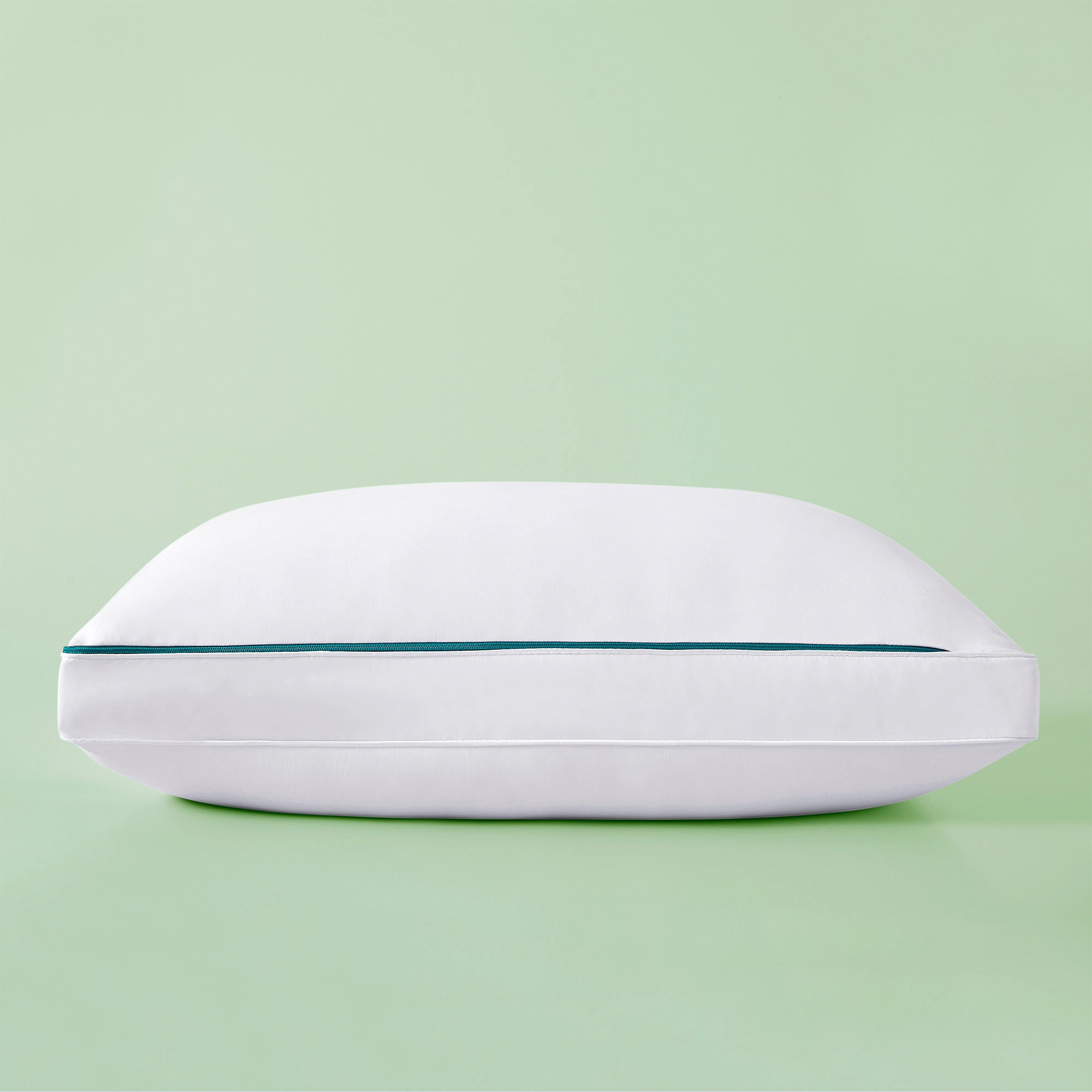 Unikome Single Pack Recycled Materials Goose Down Feather Gusseted Bed Pillow With Removable Cover