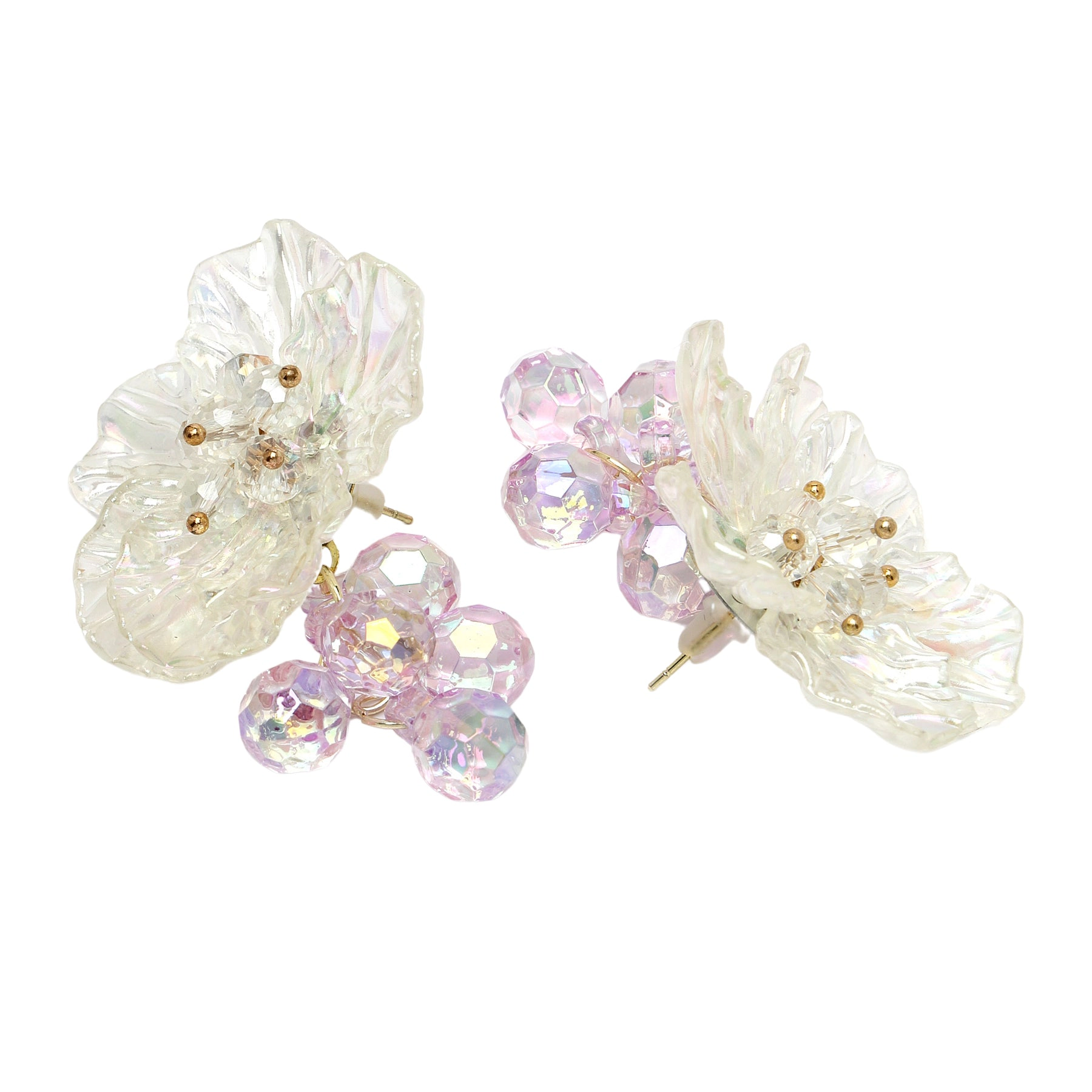 AGP PARIS Womens Diva Collection Ethereal Bloom Drop Earrings