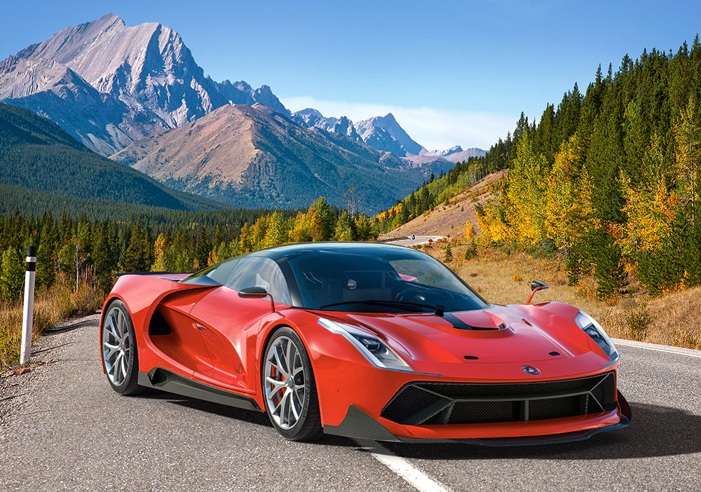 CASTORLAND 500 Piece Jigsaw Puzzles, Mountain Ride, Fast & Furious, Fast Cars, B-52967