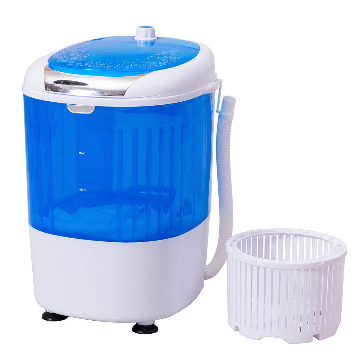 SUGIFT Portable Semi Auto Washing Machine and Dryer 5.5-lb Capacity Blue PP Housing