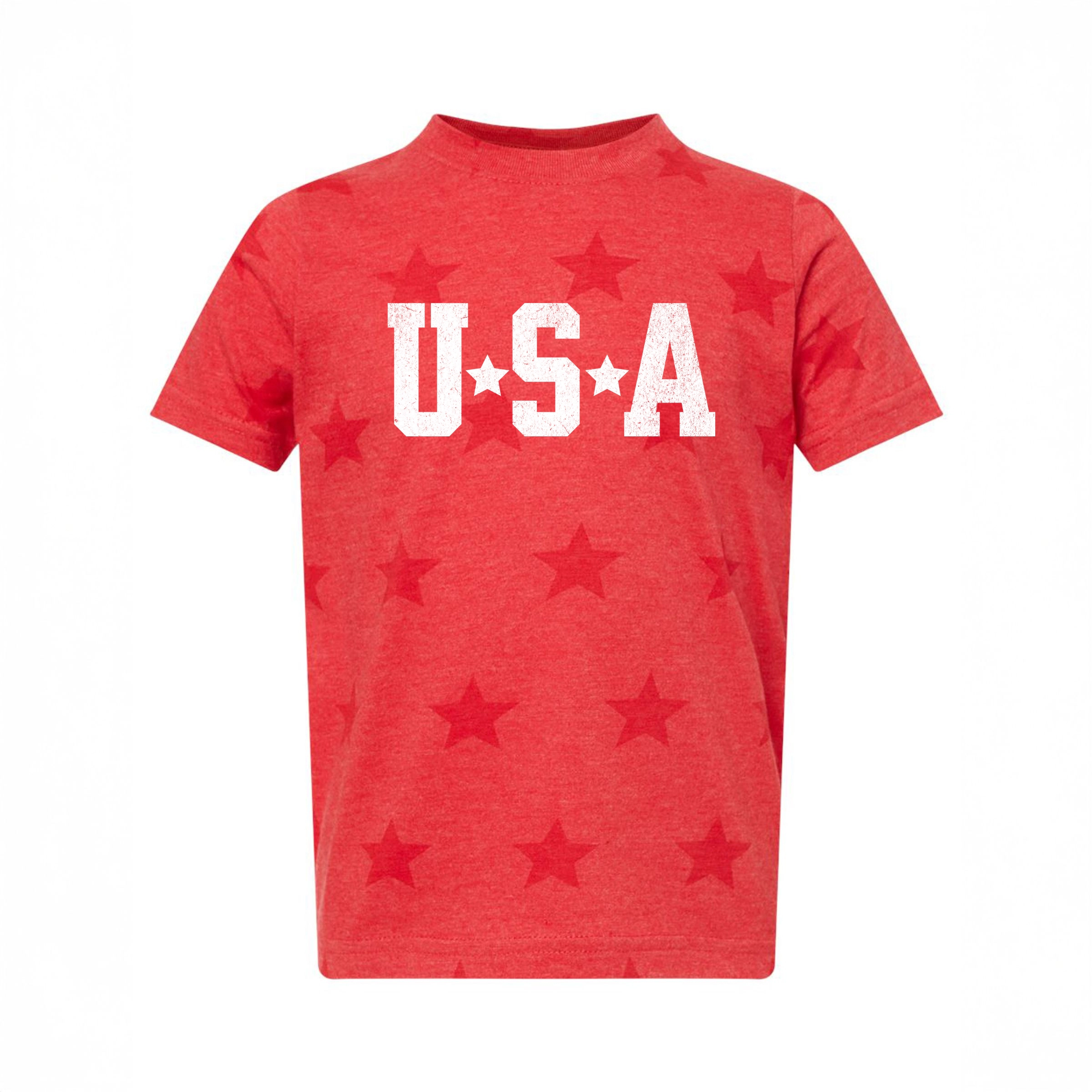 The Juniper Shop - USA Stars Toddler Short Sleeve Star Tee