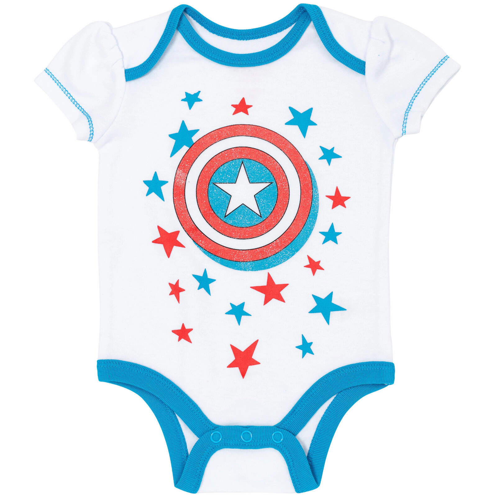 Marvel Avengers Baby Girls' 3-Pack Cosplay Bodysuits and Headband Set