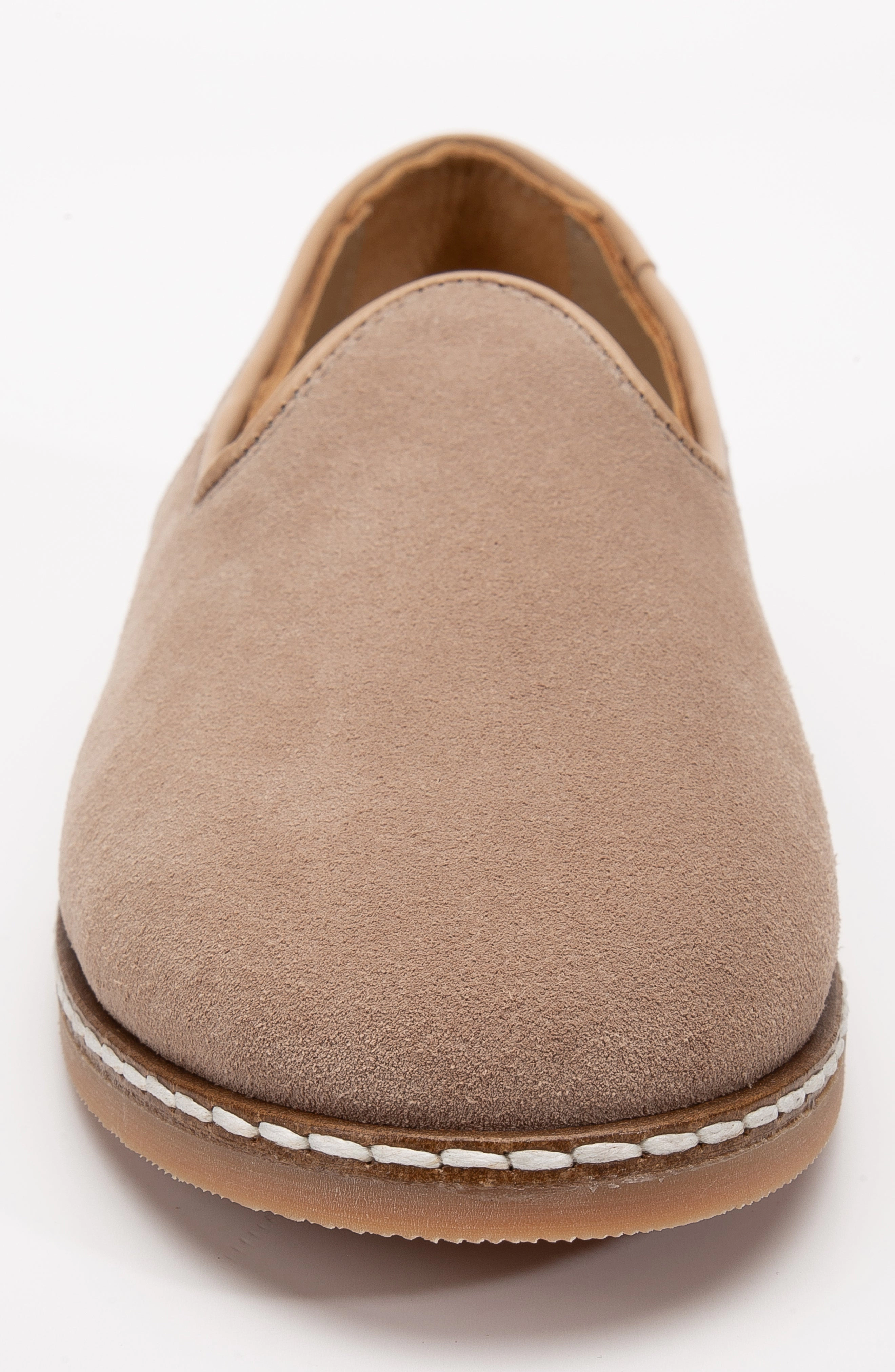 Forever & Always Womens Istanbul Suede Leather Slip On Flats